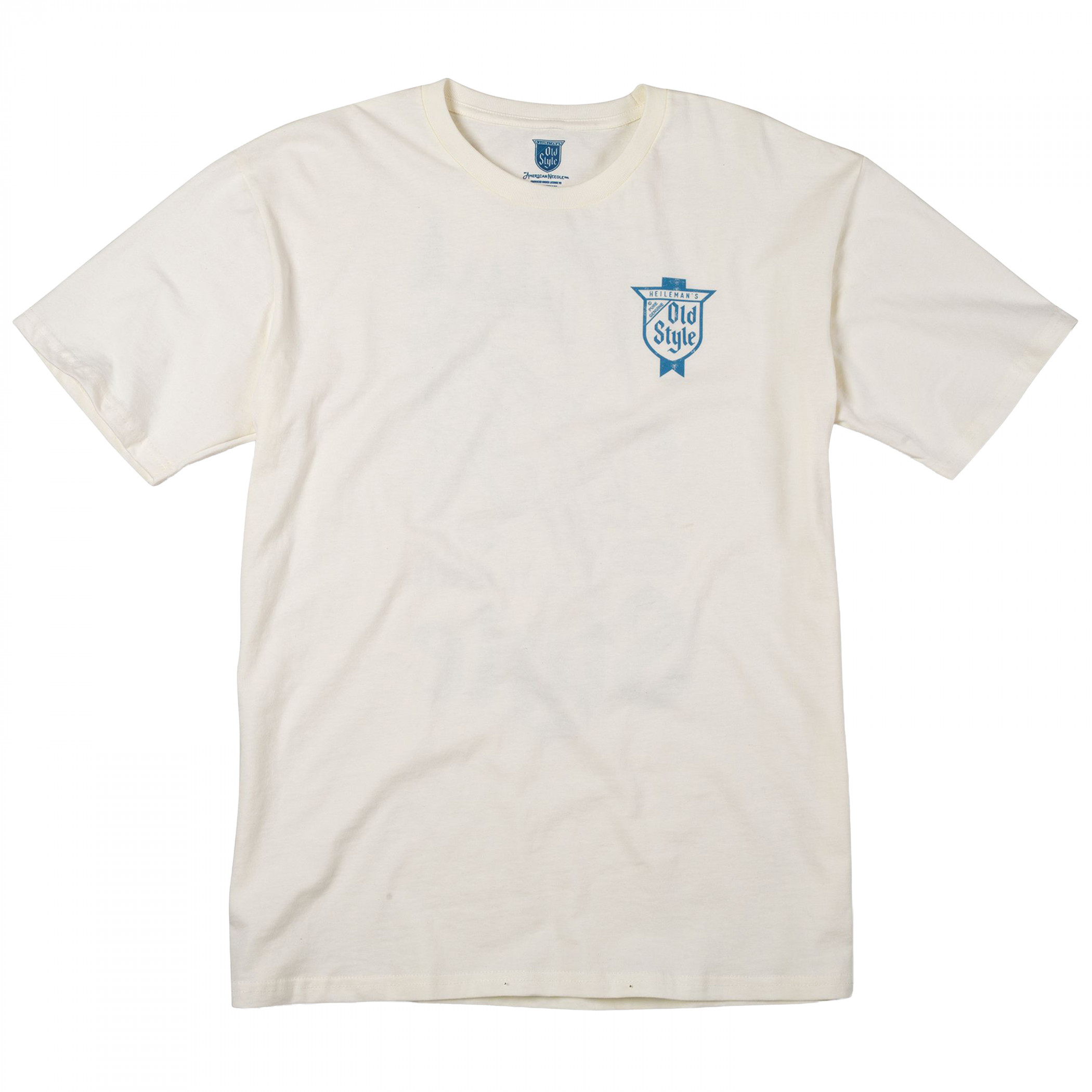 Old Style Beer Fishing- Do It With Style Front and Back Print T-Shirt