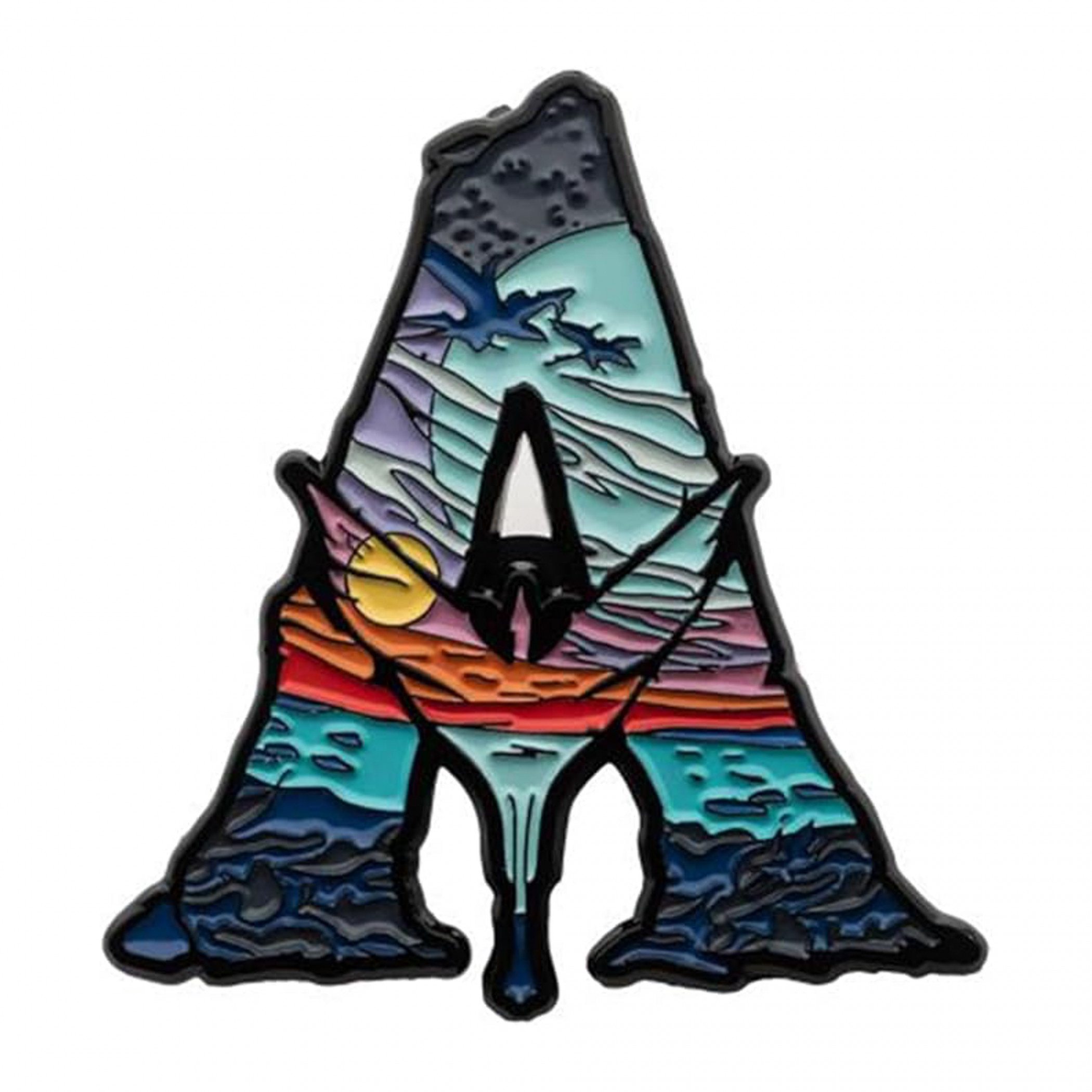 Avatar The Way of Water Logo Enamel Lapel Pin, Multi-Color