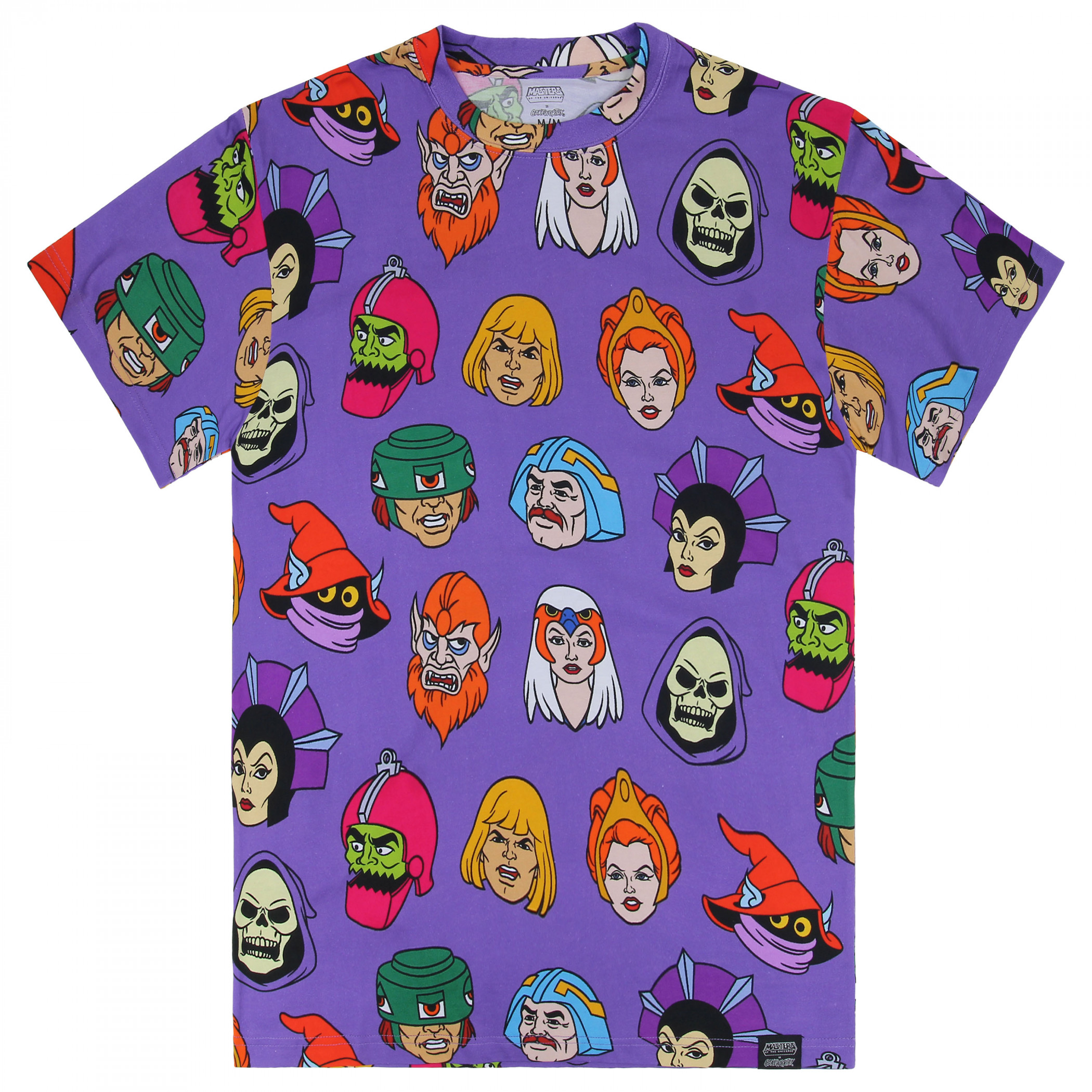 He-Man Masters of the Universe Toss Print T-Shirt, Purple