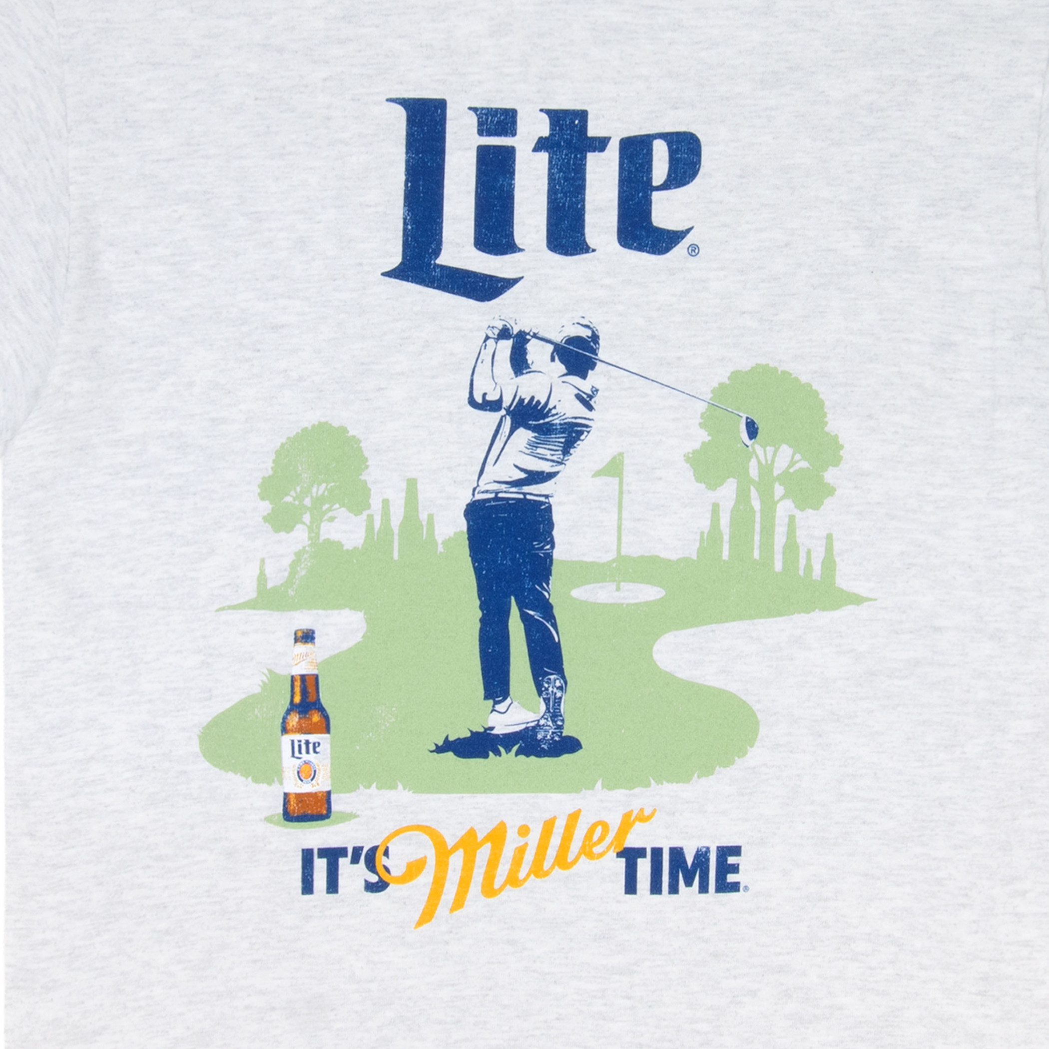 Miller Lite - It's Miller Time Golf Swing T-Shirt