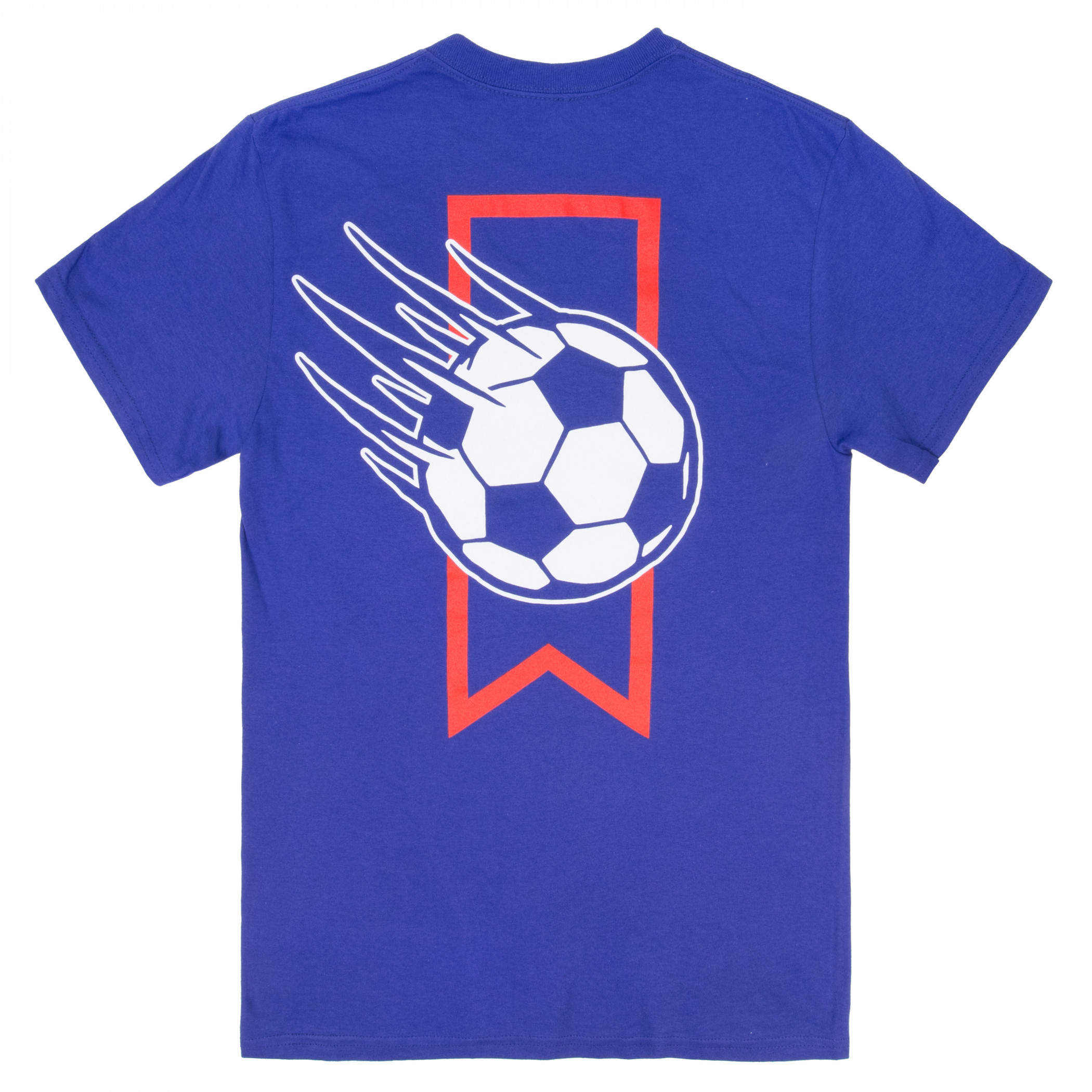 Michelob Ultra Soccer Logo Blue Colorway Front & Back Print T-Shirt