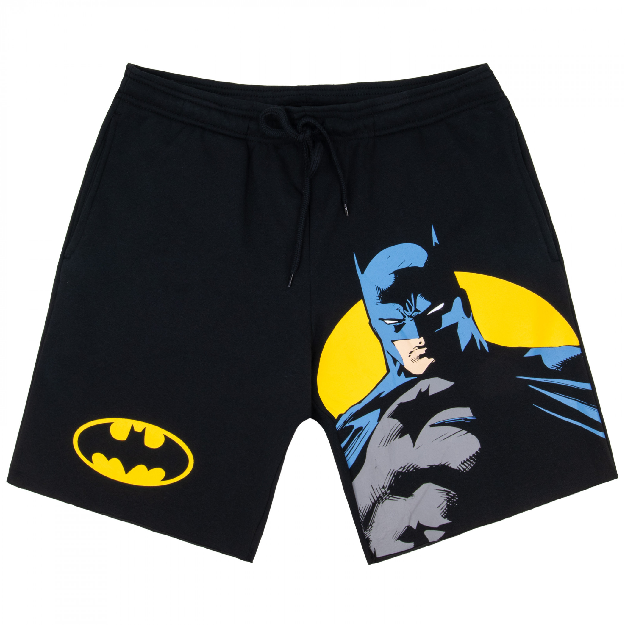 Batman Logo and Stance Sleep Shorts, Black