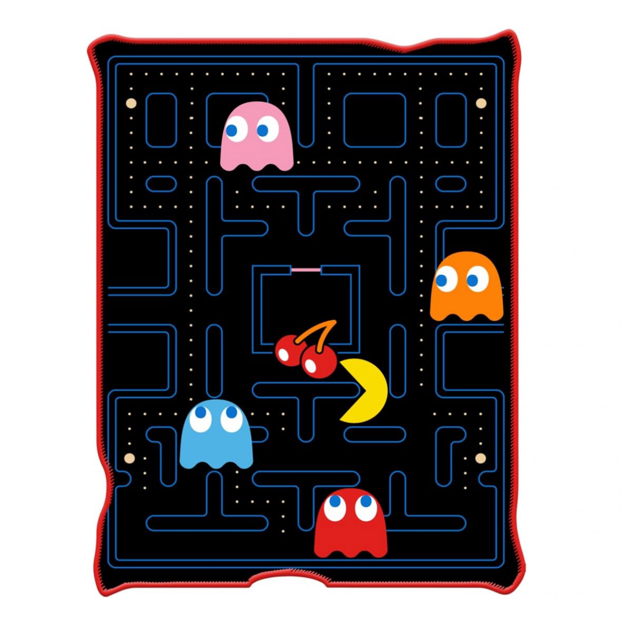 Pac-Man game Screen Flannel Fleece Plush Throw Blanket, Multi-Color