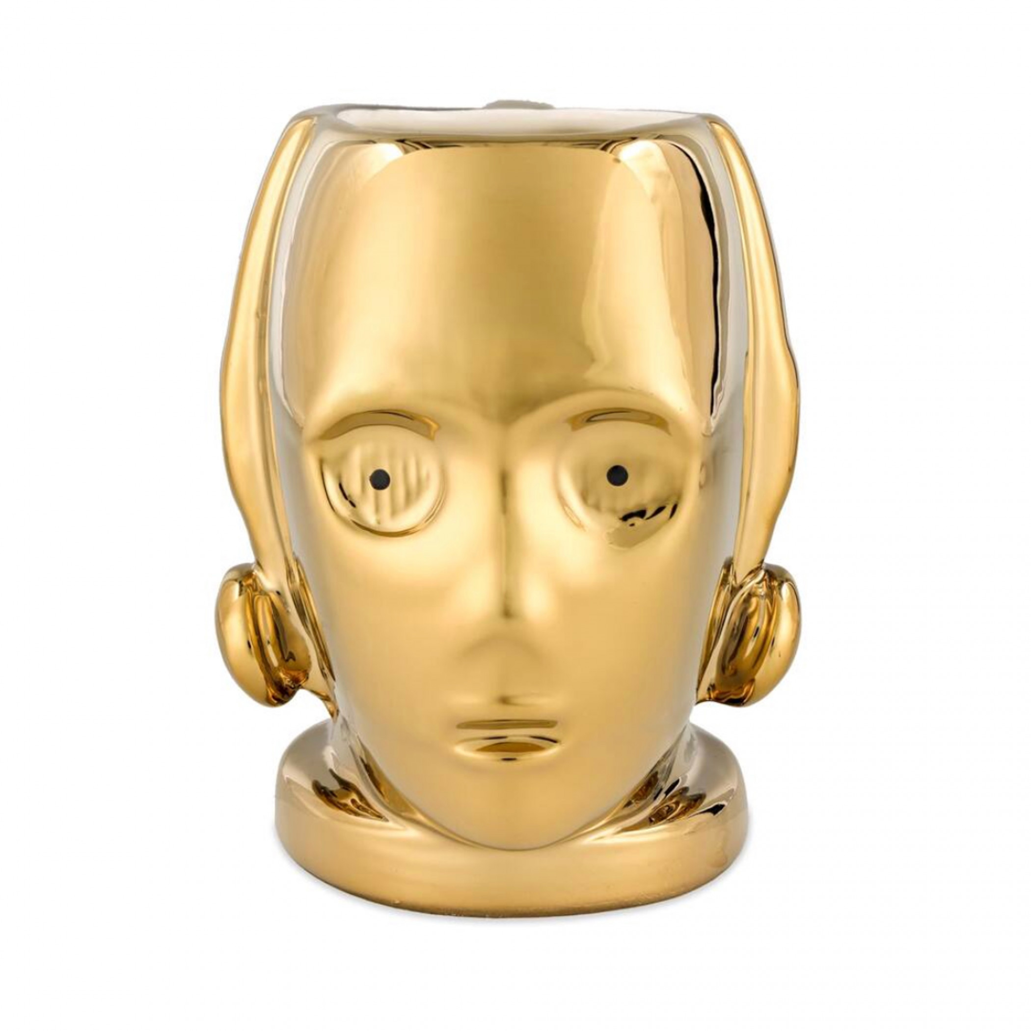 Star Wars C3PO Head 3D Sculpted Ceramic Mug, Gold