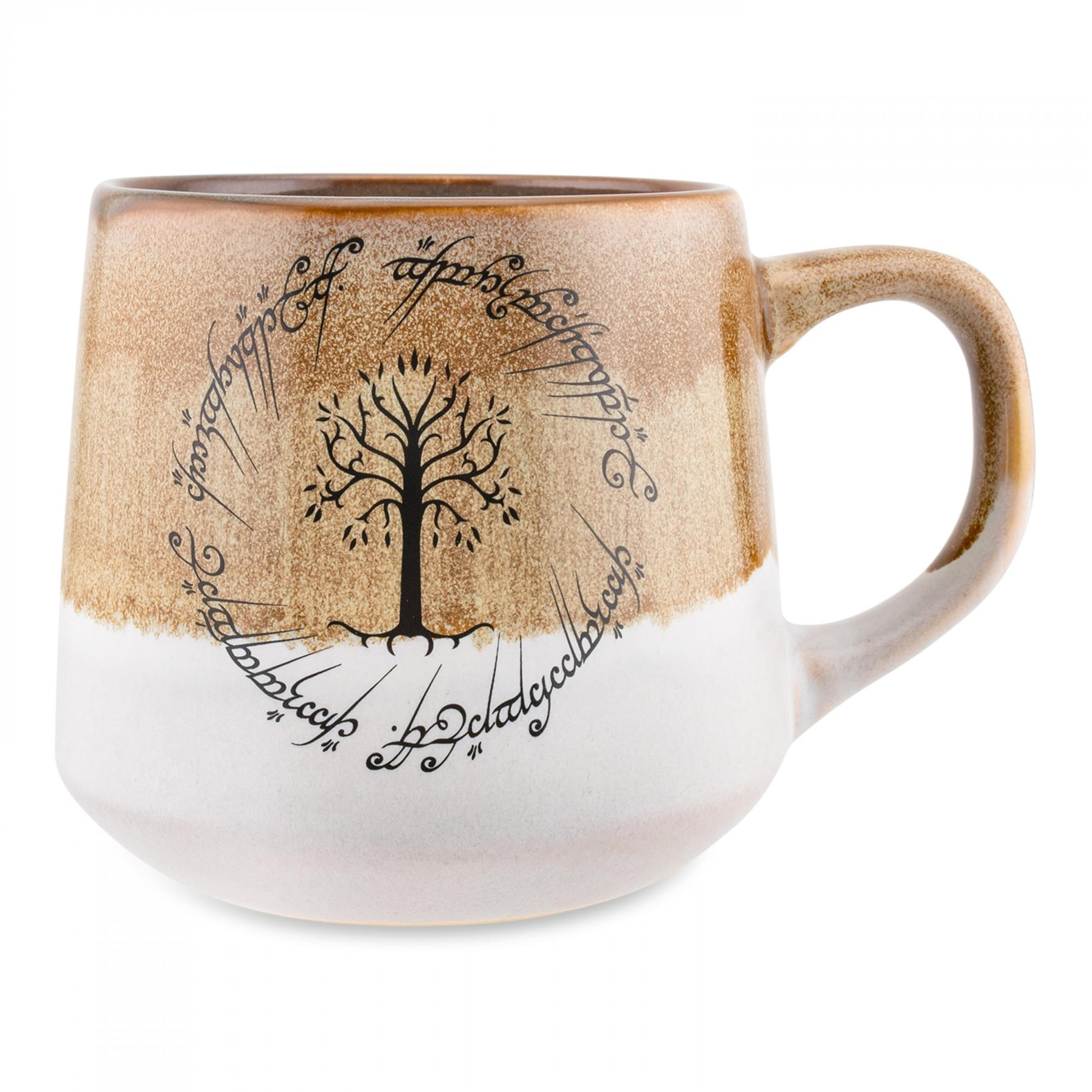 Lord of The Rings Tree of Gondor 18oz Ceramic Pottery Mug, Multi-Color
