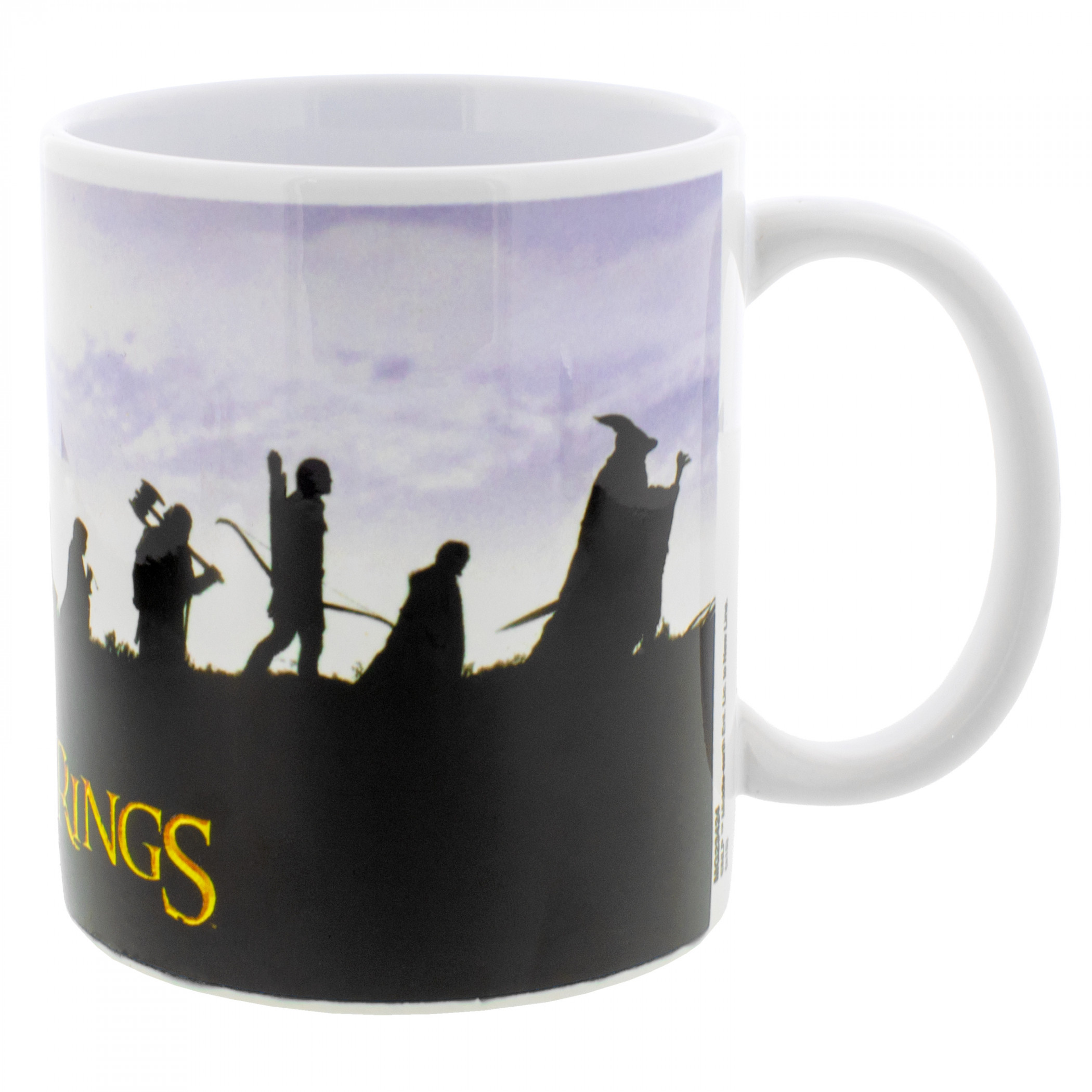 The Lord of The Rings - Fellowship 11 oz. Ceramic Mug, Multi-Color