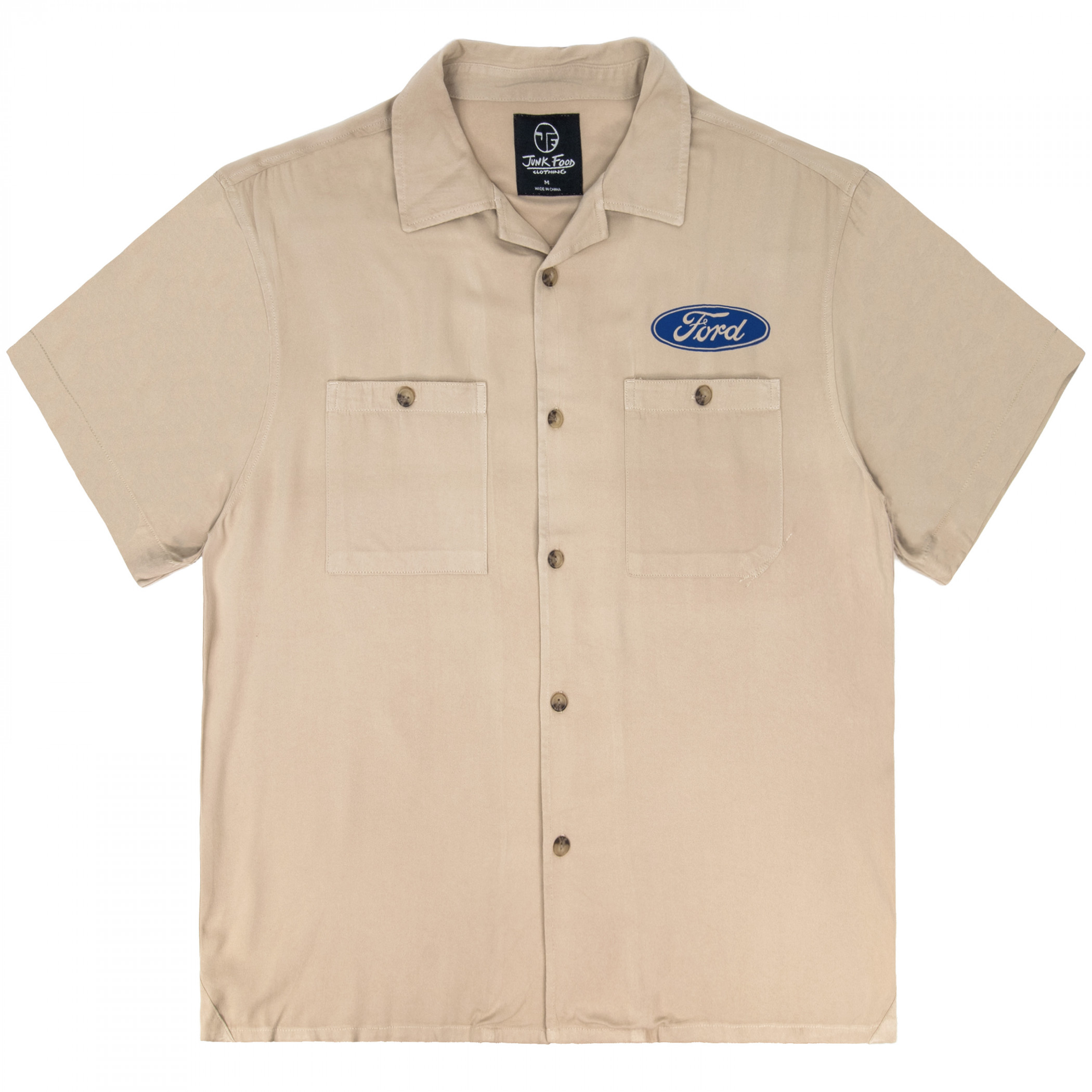 Ford Button Down Pocket Woven Shirt by Junk Food