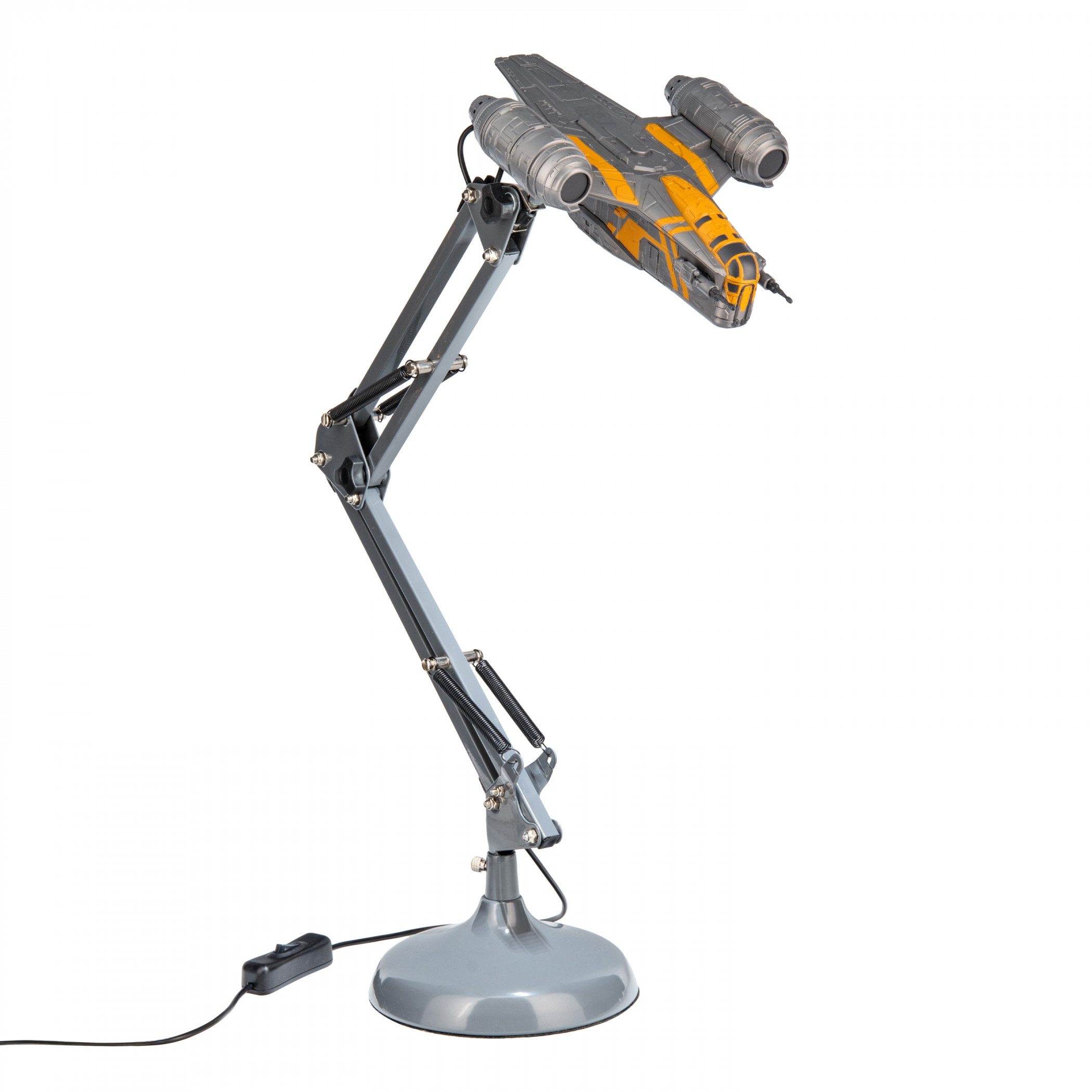 The Mandalorian Razor Crest 23.5' Posable Desk Light, Multi-Color