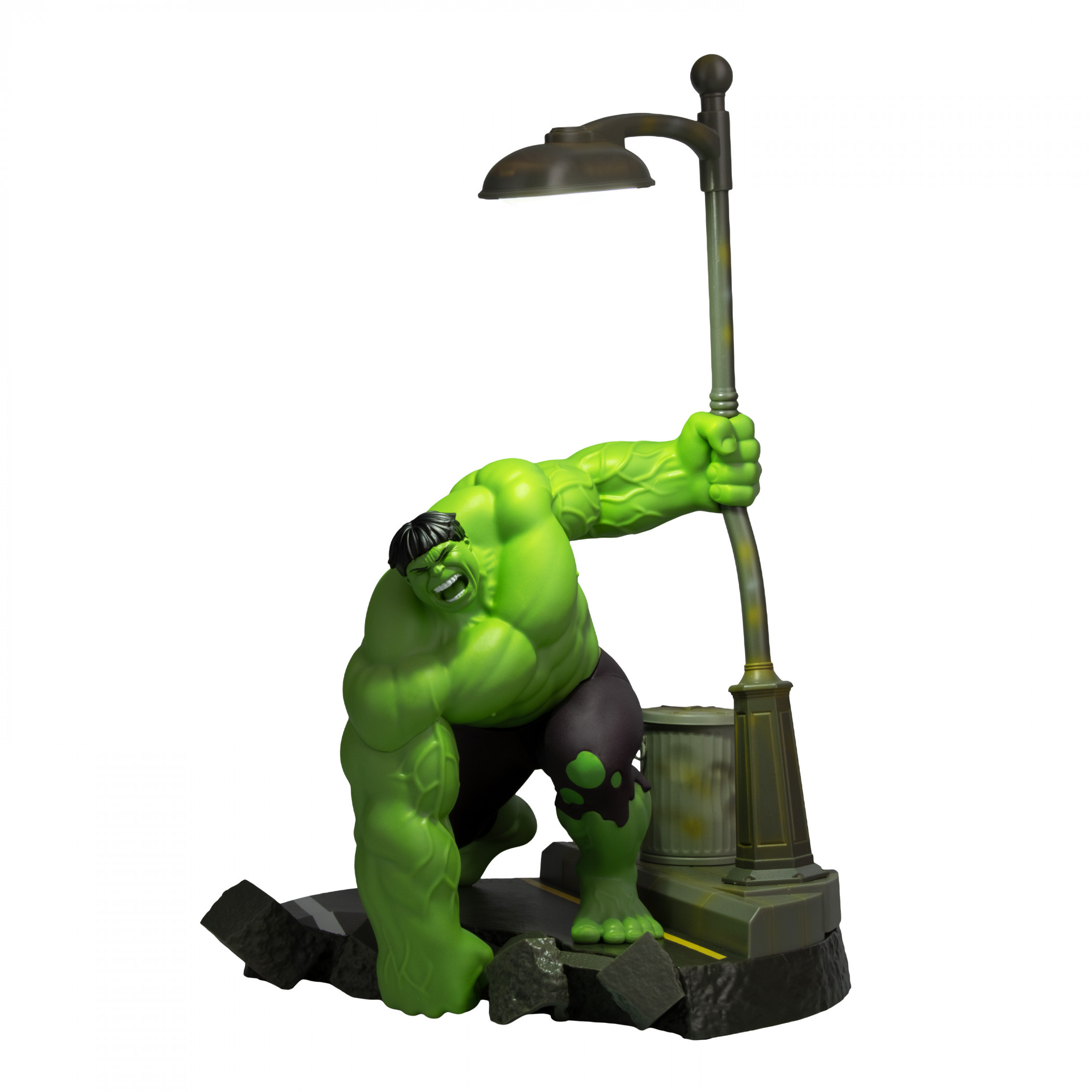 Incredible Hulk Diorama 13.9' Table Top Lamp, Multi-Color