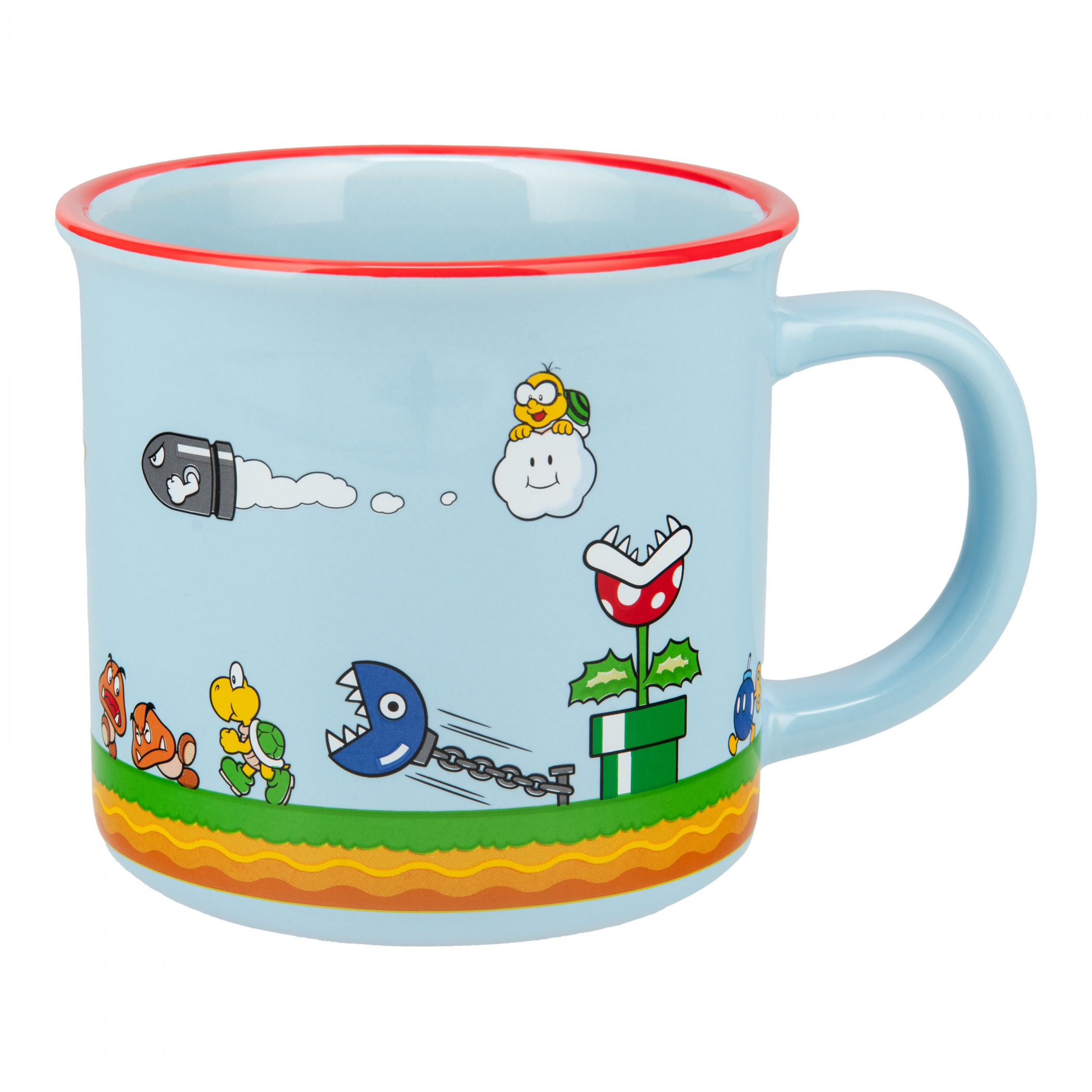 Super Mario Bros World-1 11 oz Ceramic Mug, Multi-Color
