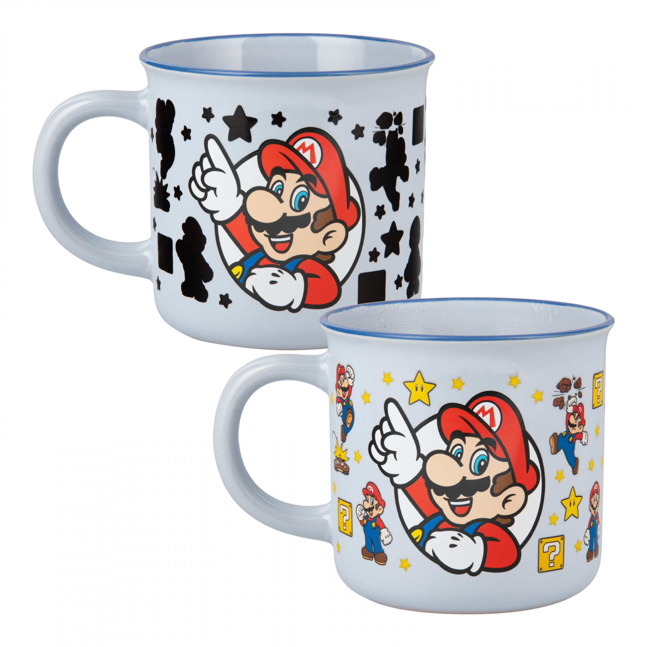Super Mario Bros Icons Heat Changing 11 oz Ceramic Mug, Multi-Color