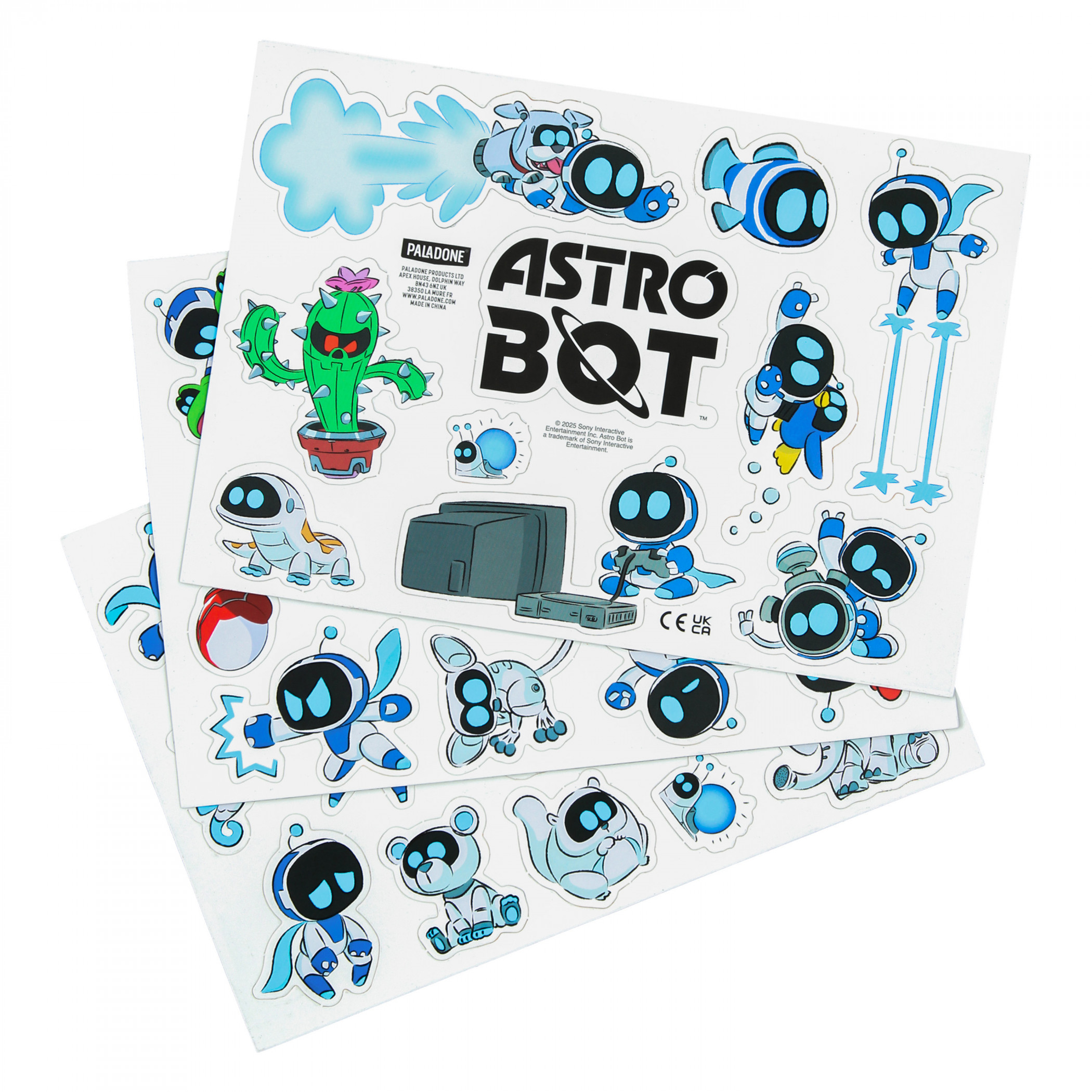 PlayStation Astrobot Fridge Magnets 34-Pack, Multi-Color