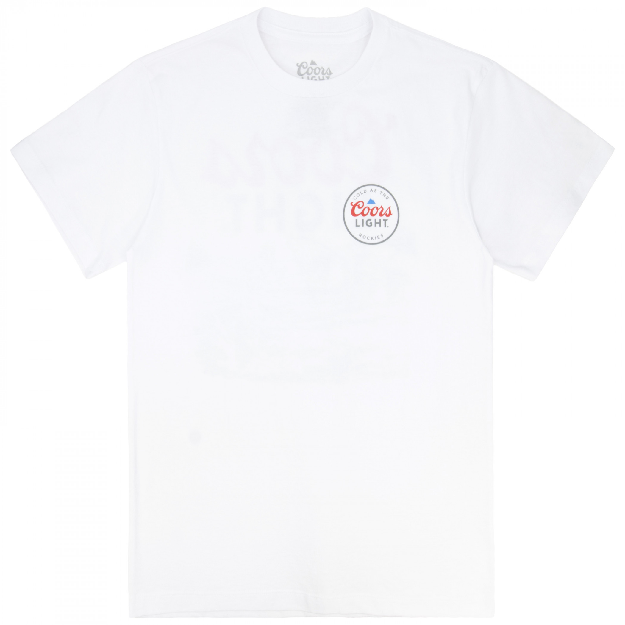 Coors Light Lake Fishing Front Back T-Shirt