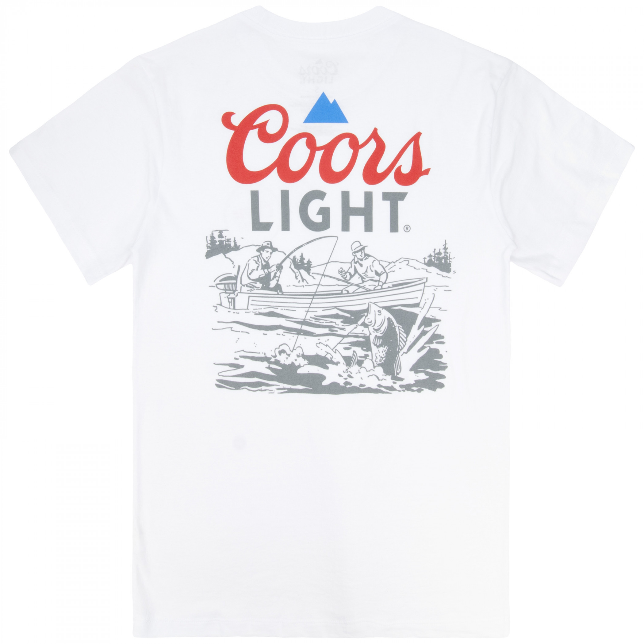 Coors Light Lake Fishing Front Back T-Shirt