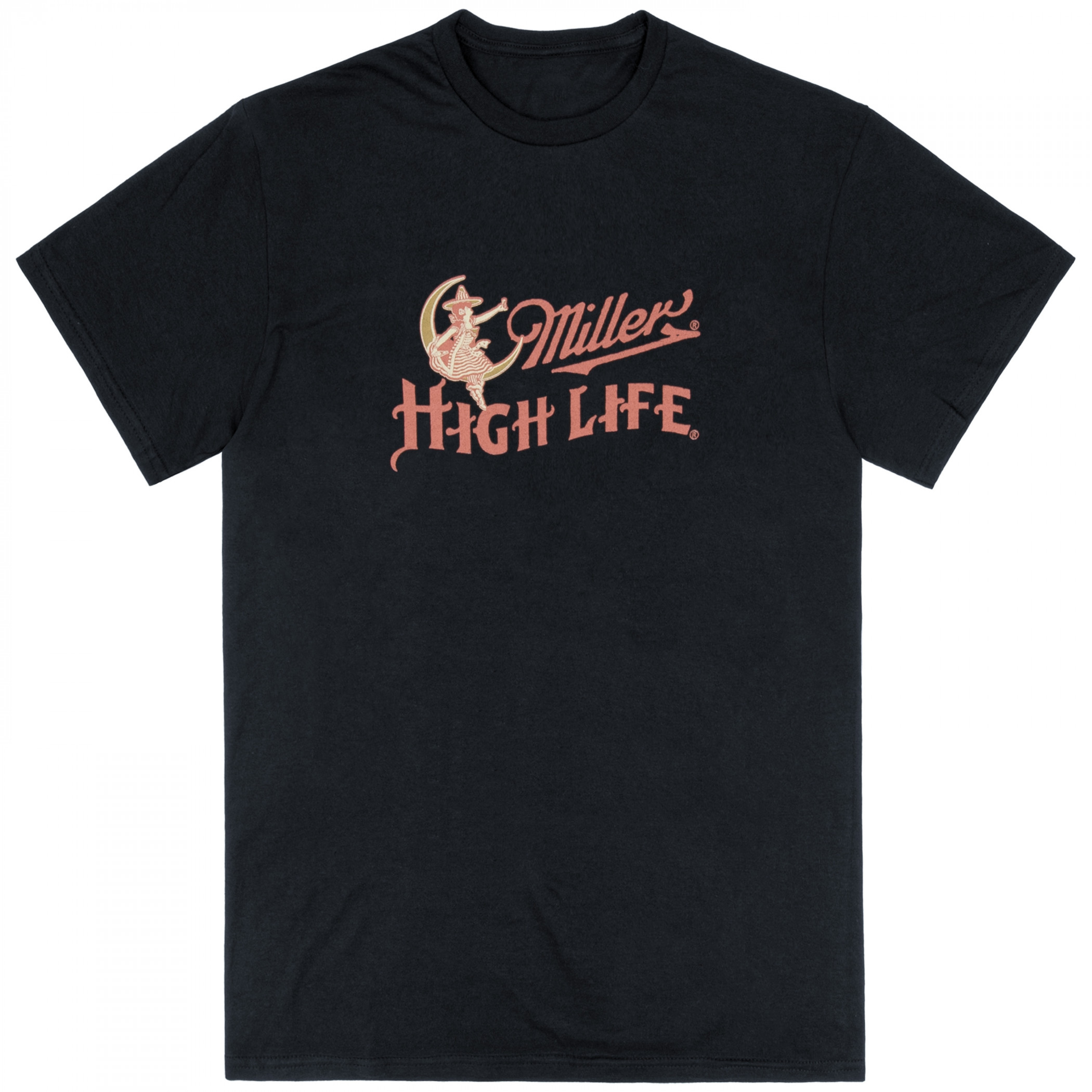 Miller High Life Champagne Bucket Front Back Print T-Shirt