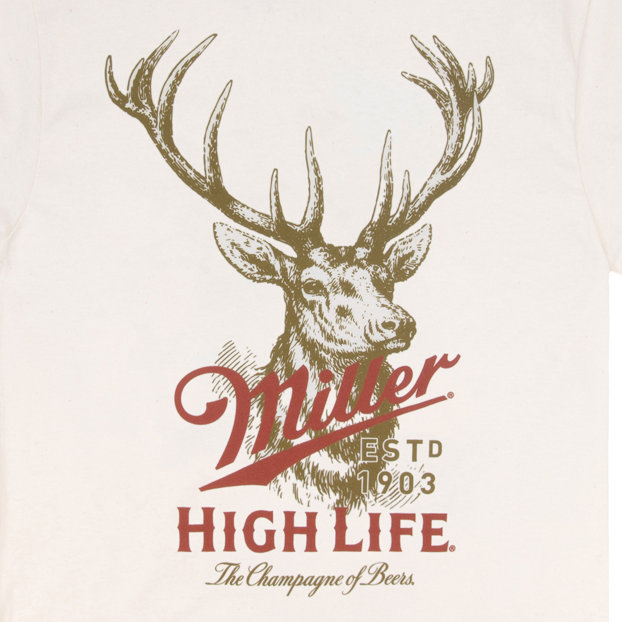 Miller High Life The Champagne of Beers Deer T-Shirt