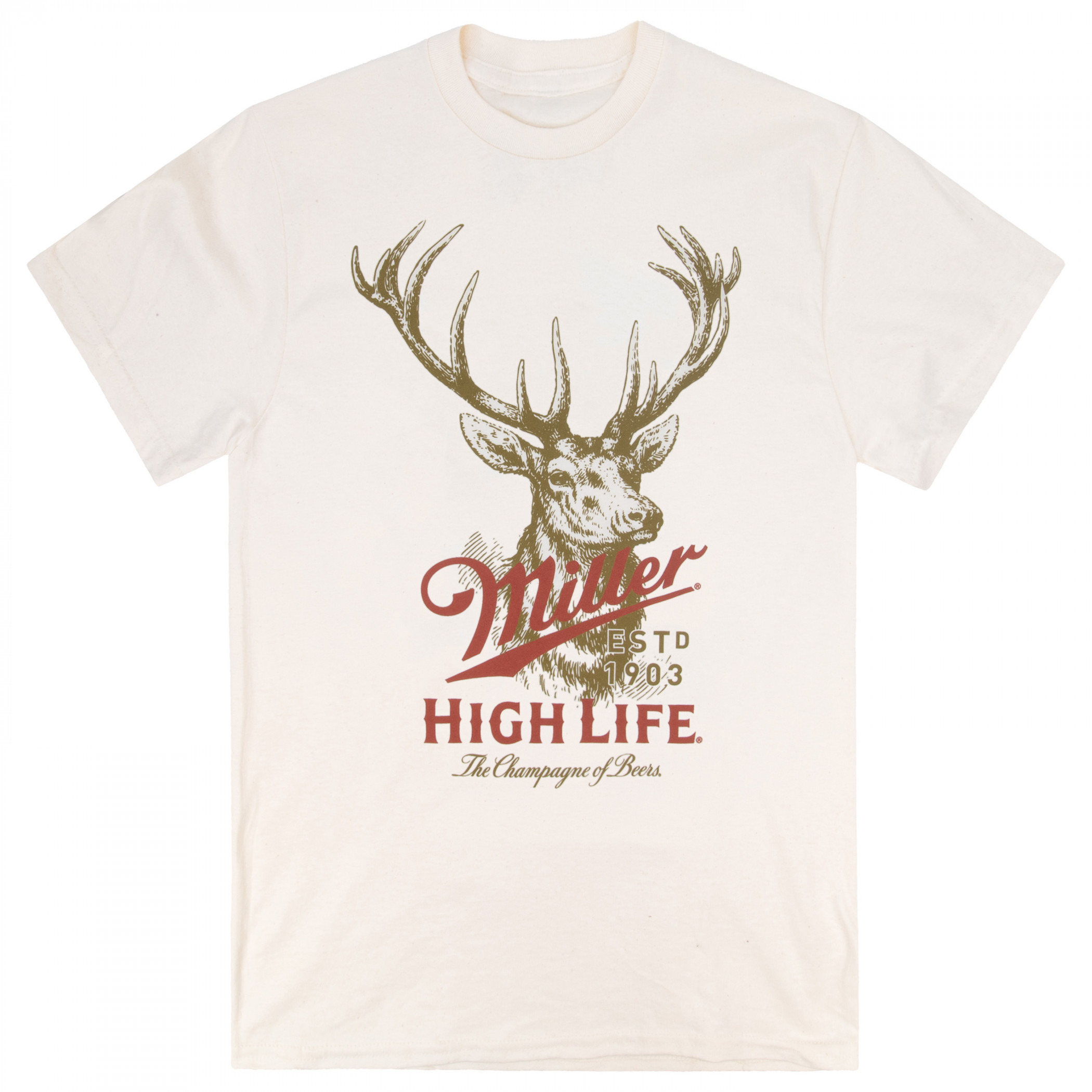Miller High Life The Champagne of Beers Deer T-Shirt