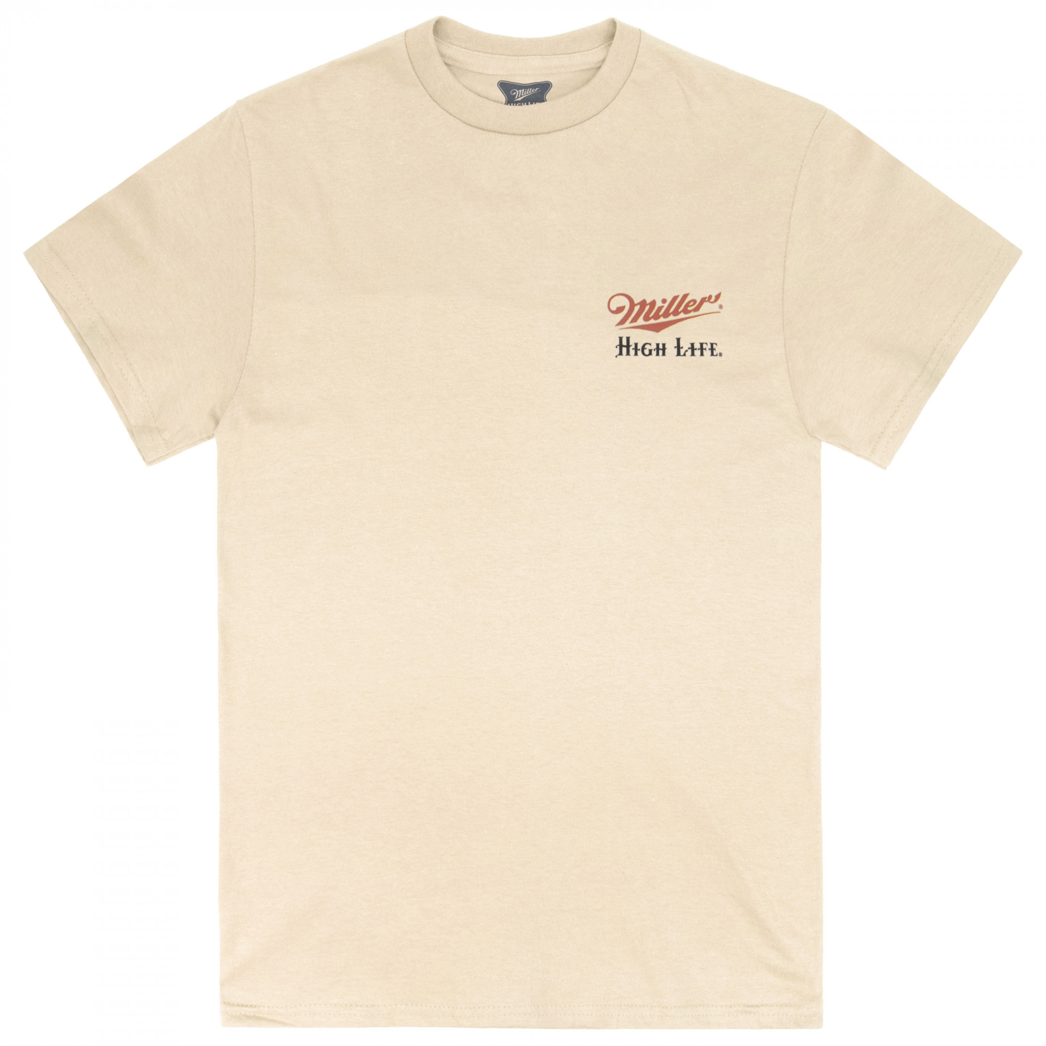 Miller High Life Fifth Frame Favorite Front Back Bowling Vintage Ad T-Shirt