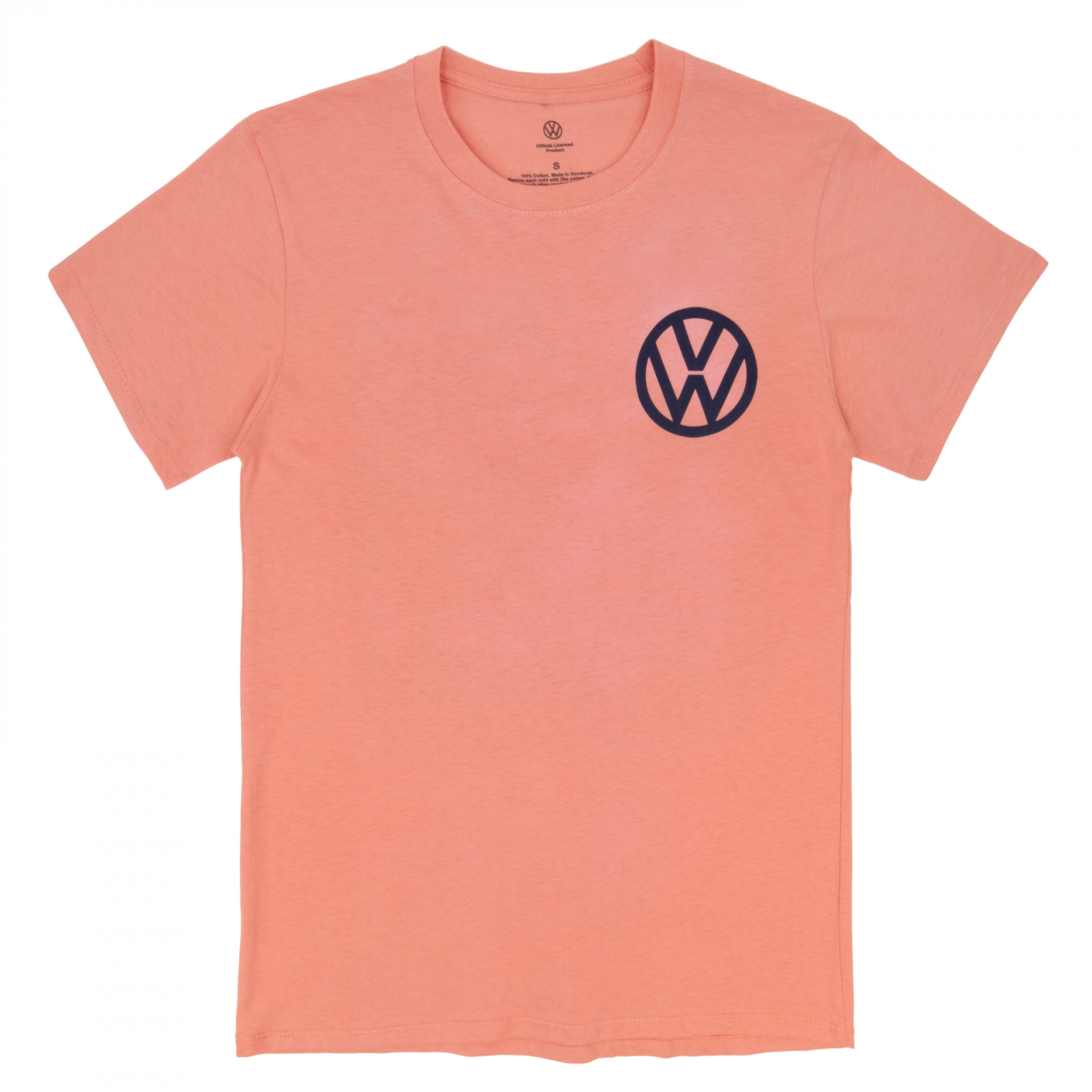 Volkswagen Van at Sunset Front and Back Print T-Shirt