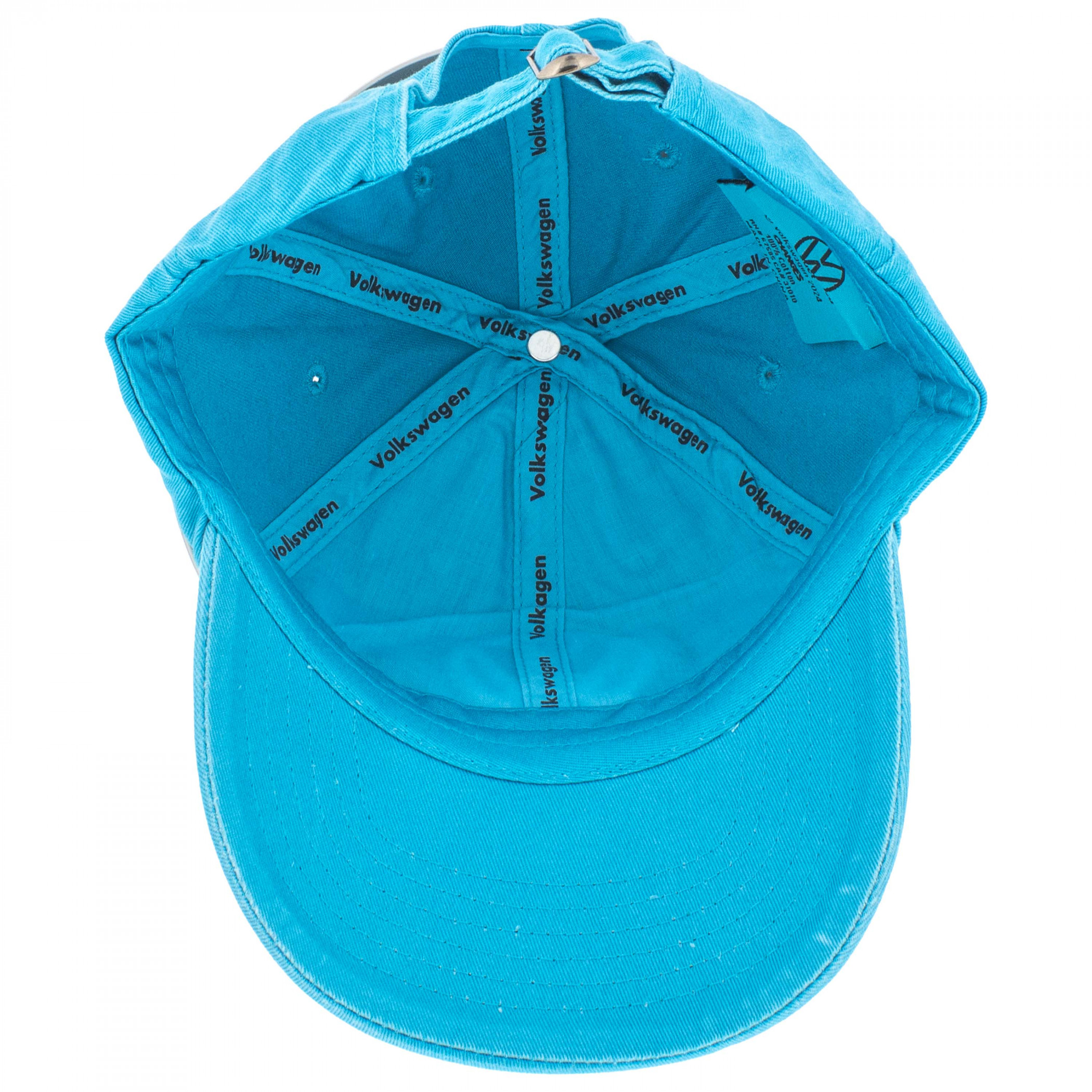 Volkswagen Logo Blue Colorway Adjustable Hat