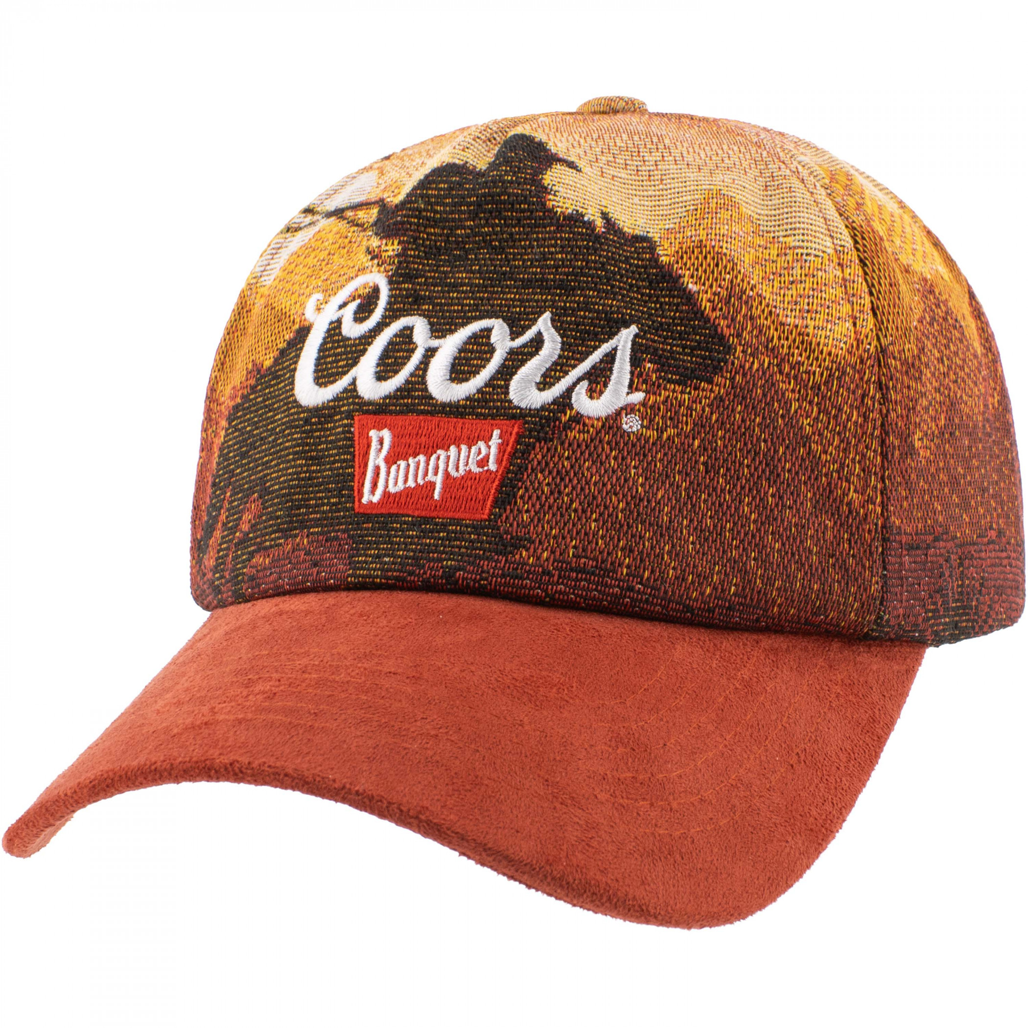 Coors Banquet Rodeo Sunset Mountain Range Hat
