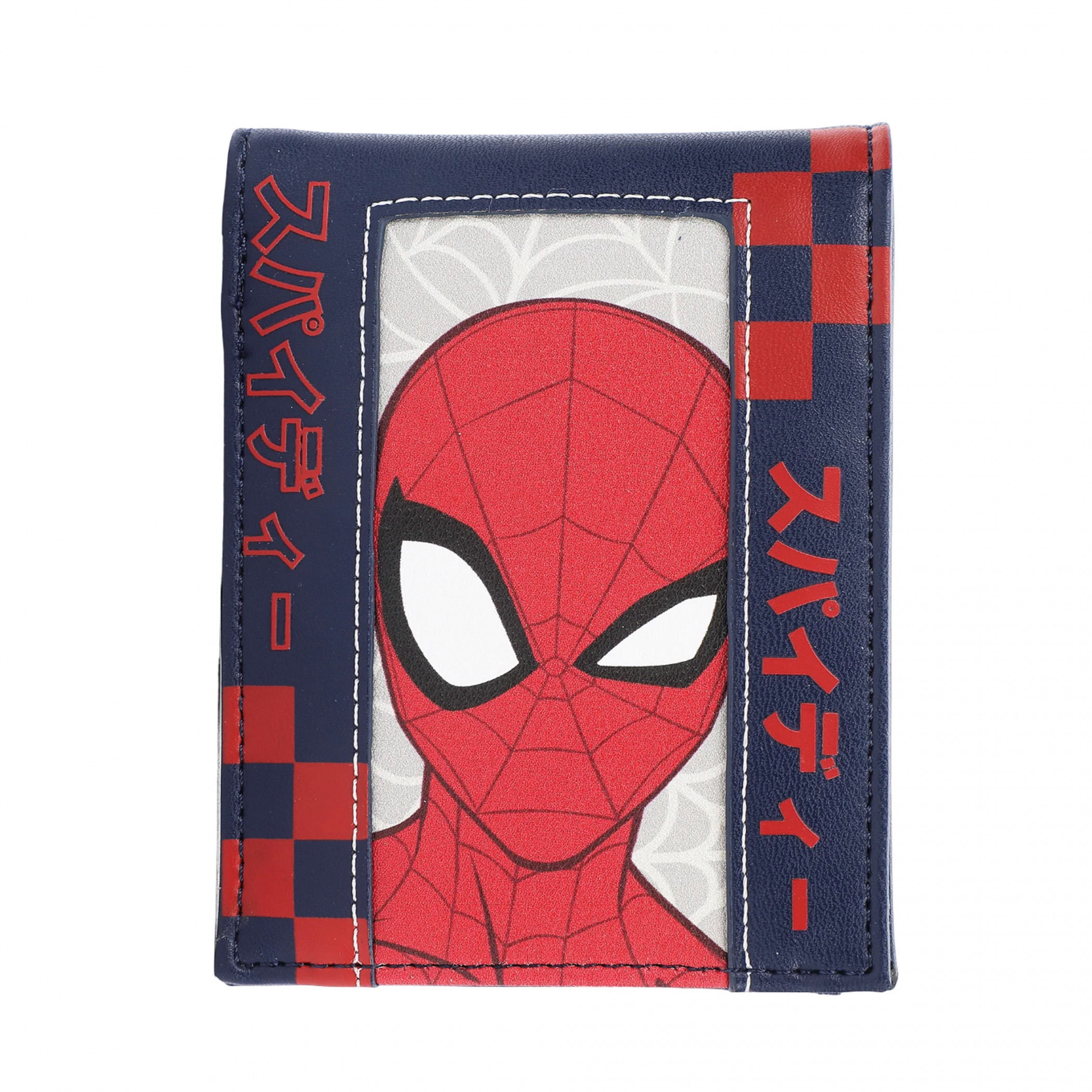 Spider-man Classic Spidey & Katakana Bifold Card Wallet, Multi-Color