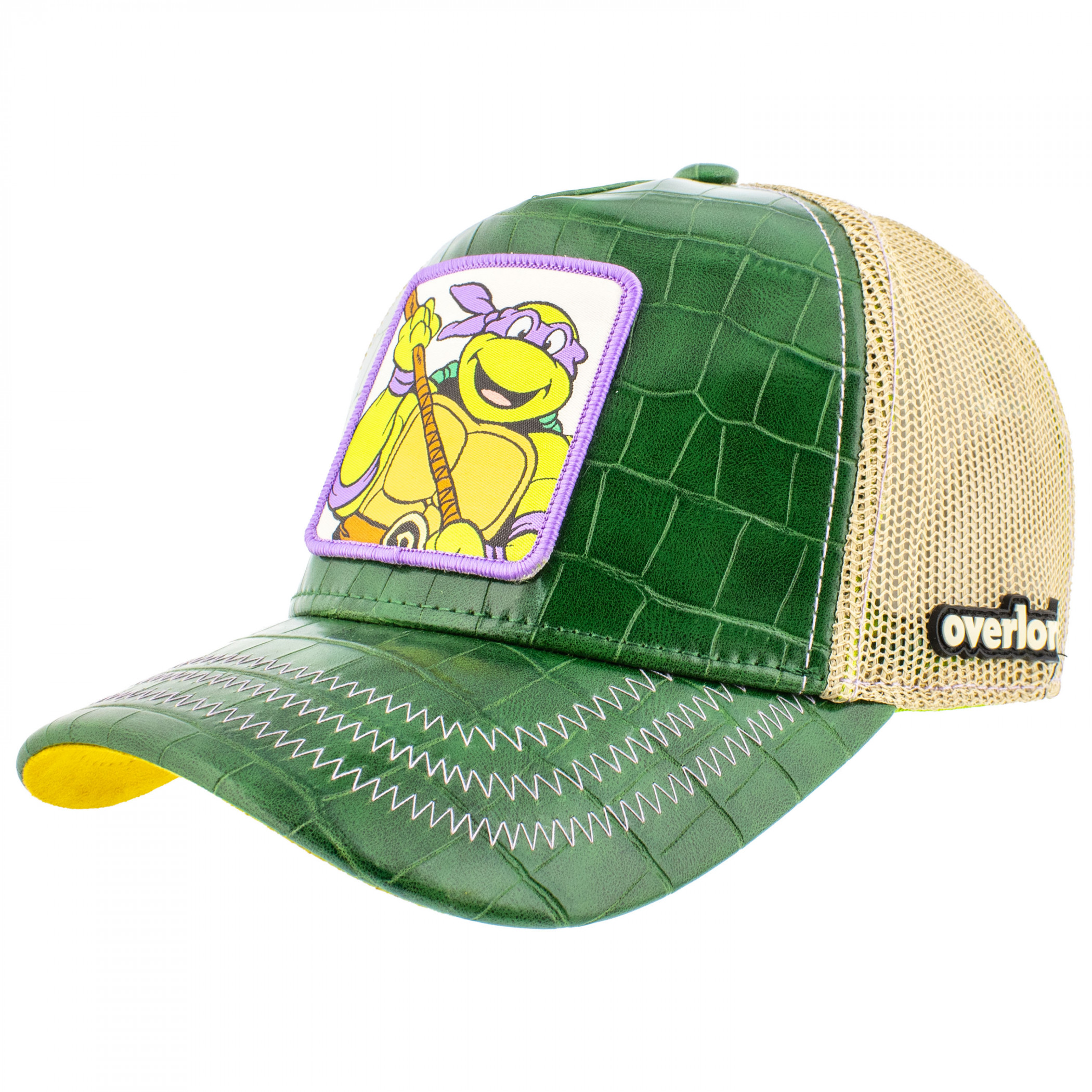 Teenage Mutant Ninja Turtles Donatello Snapback Trucker Hat, Green