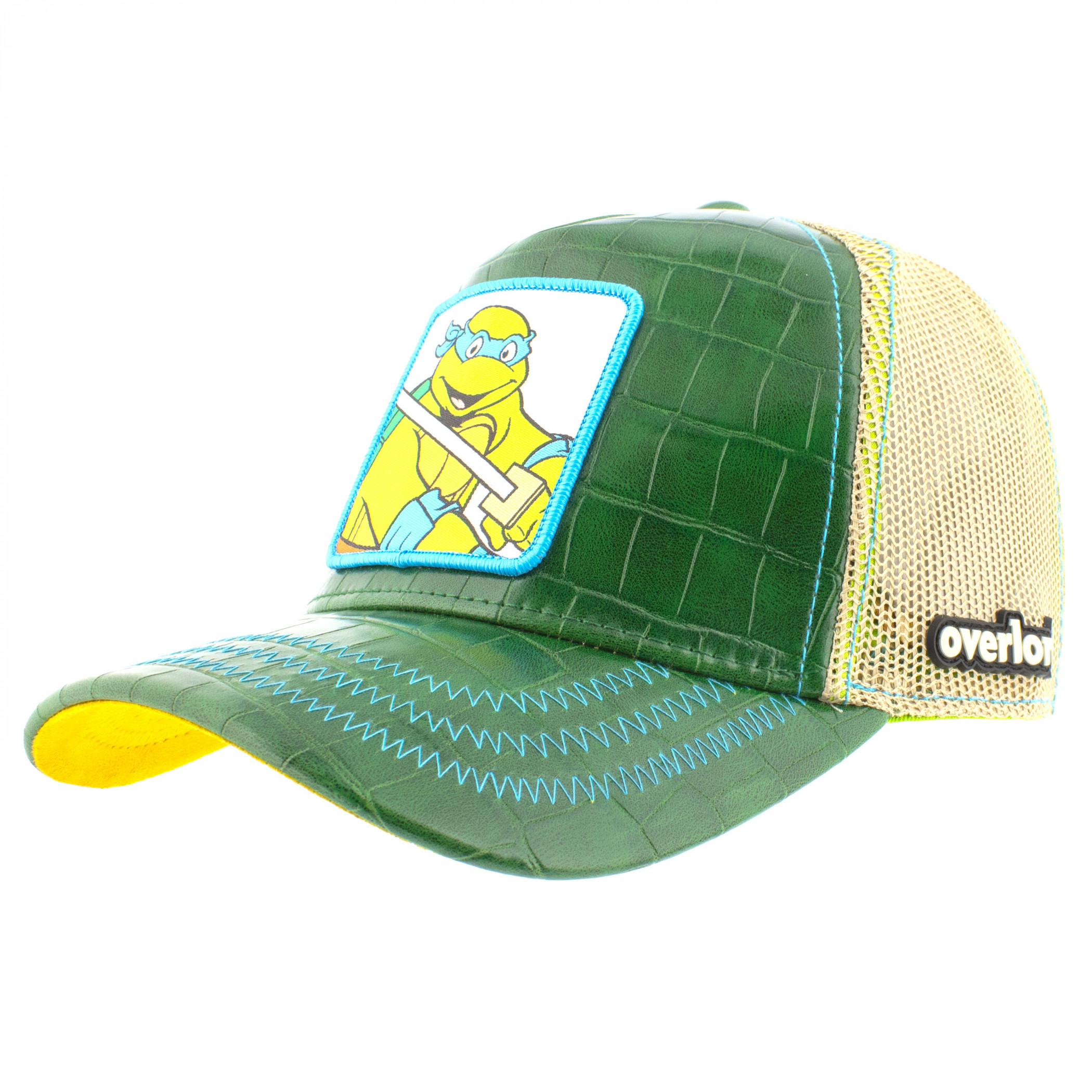 Teenage Mutant Ninja Turtles Leonardo Snapback Trucker Hat, Green
