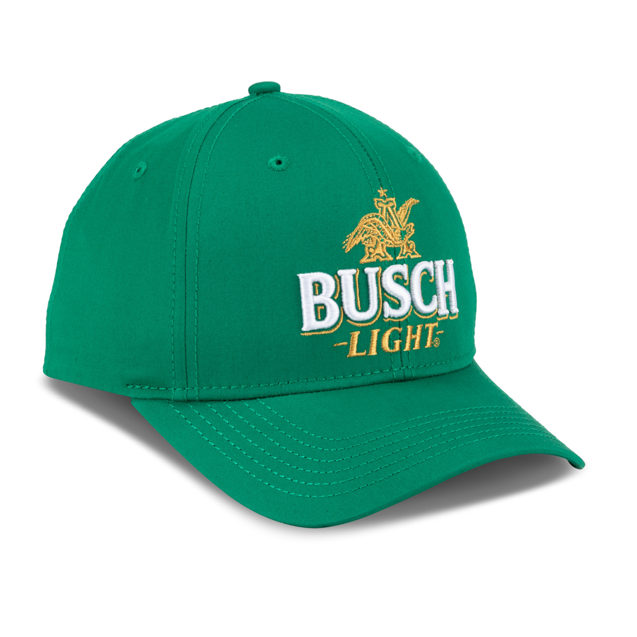 Busch Light 3D Embroidered Logo Green Snapback Hat