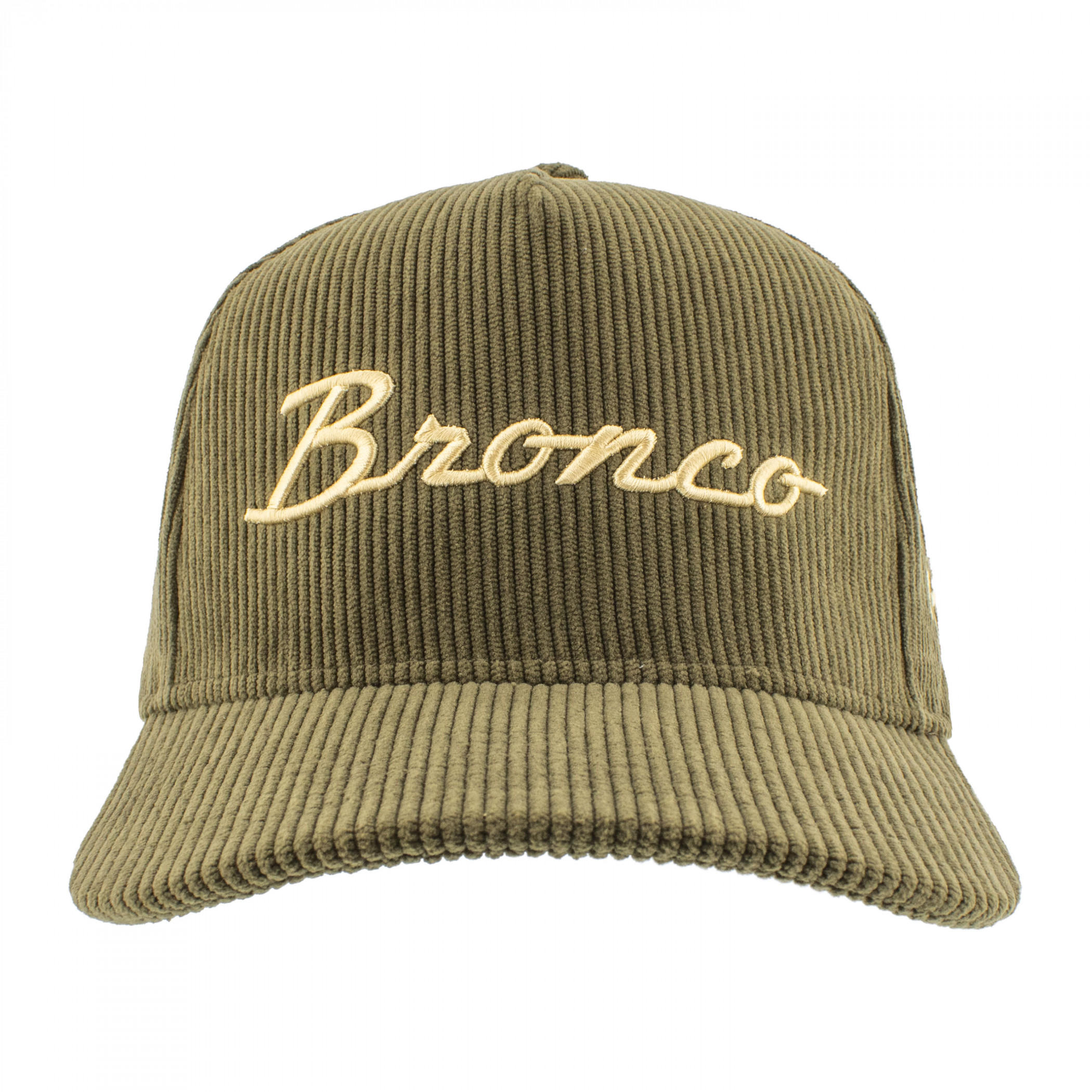 Ford Bronco Cursive Logo Corduroy Snapback Hat