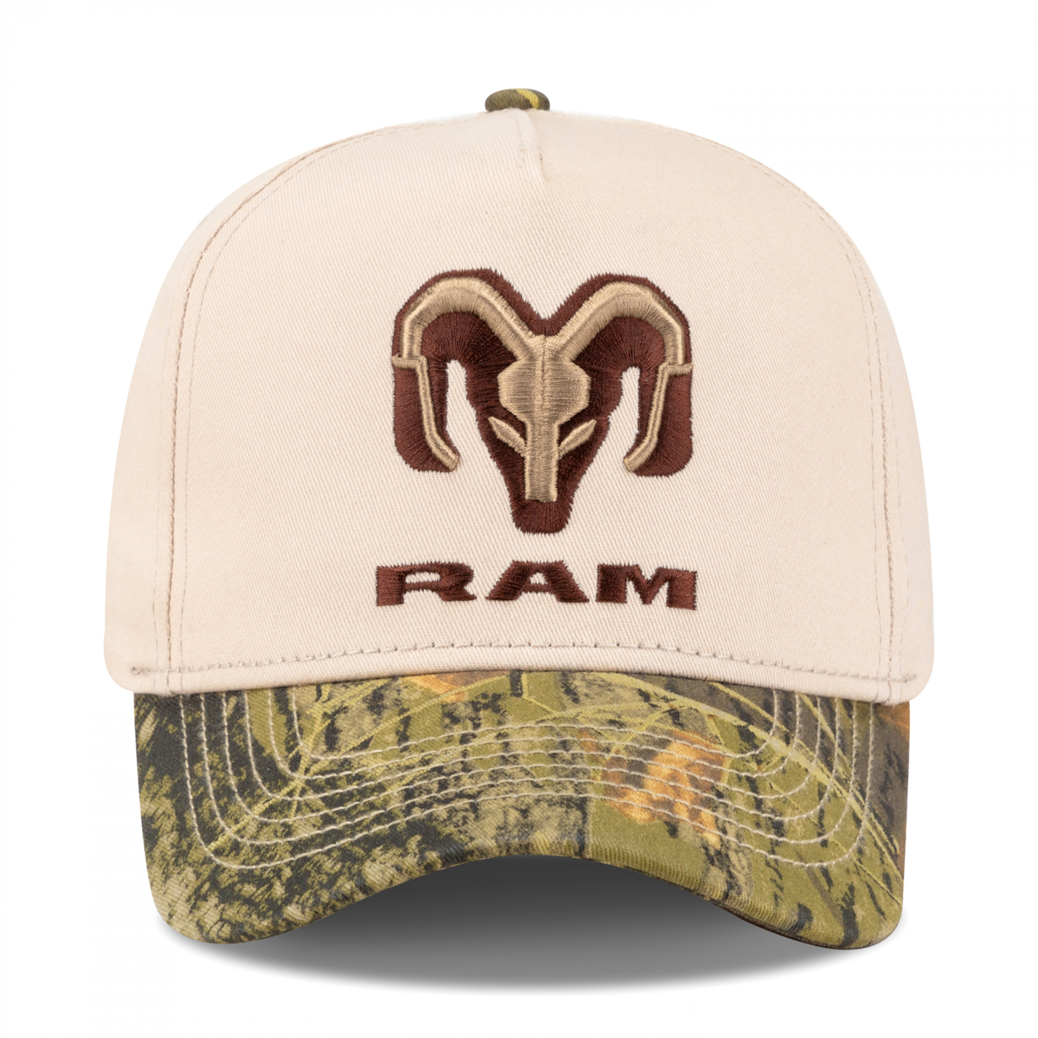 Ram Logo Camo Snapback Hat