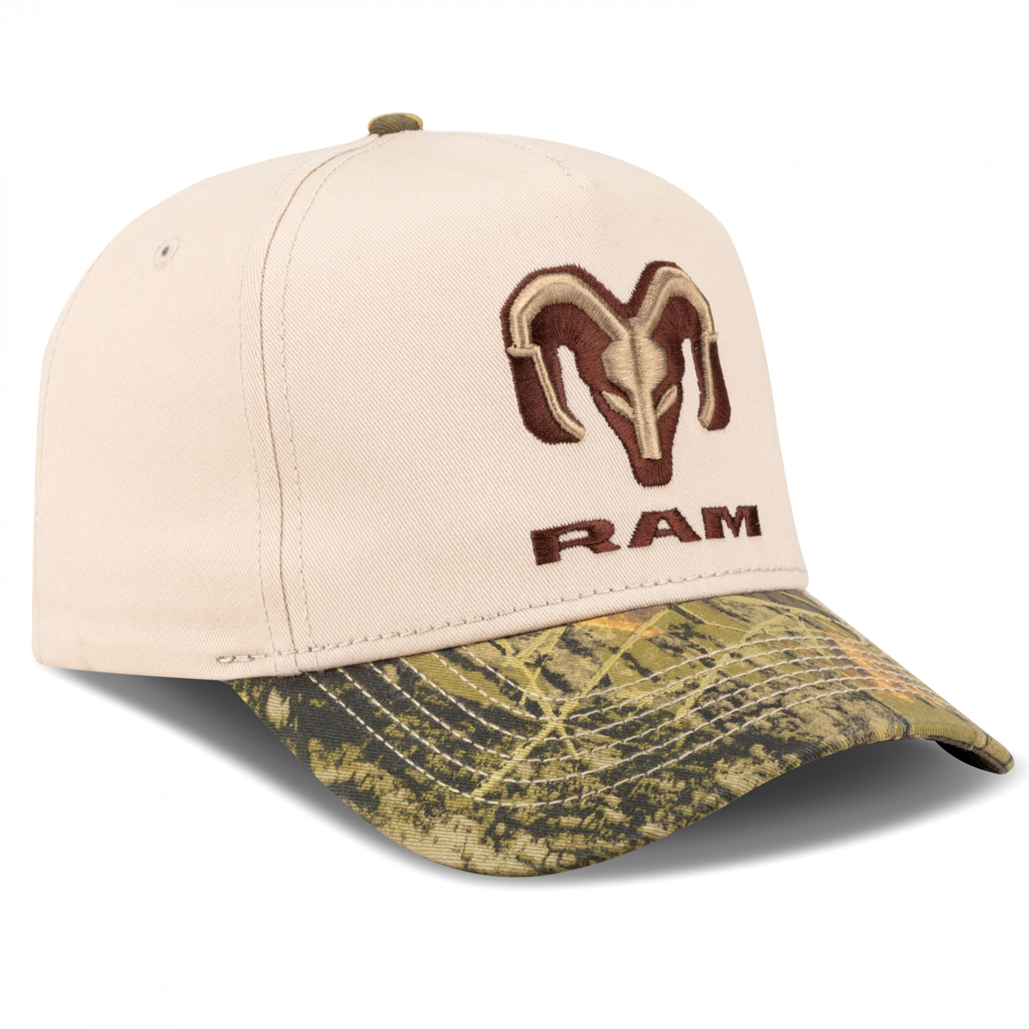 Ram Logo Camo Snapback Hat