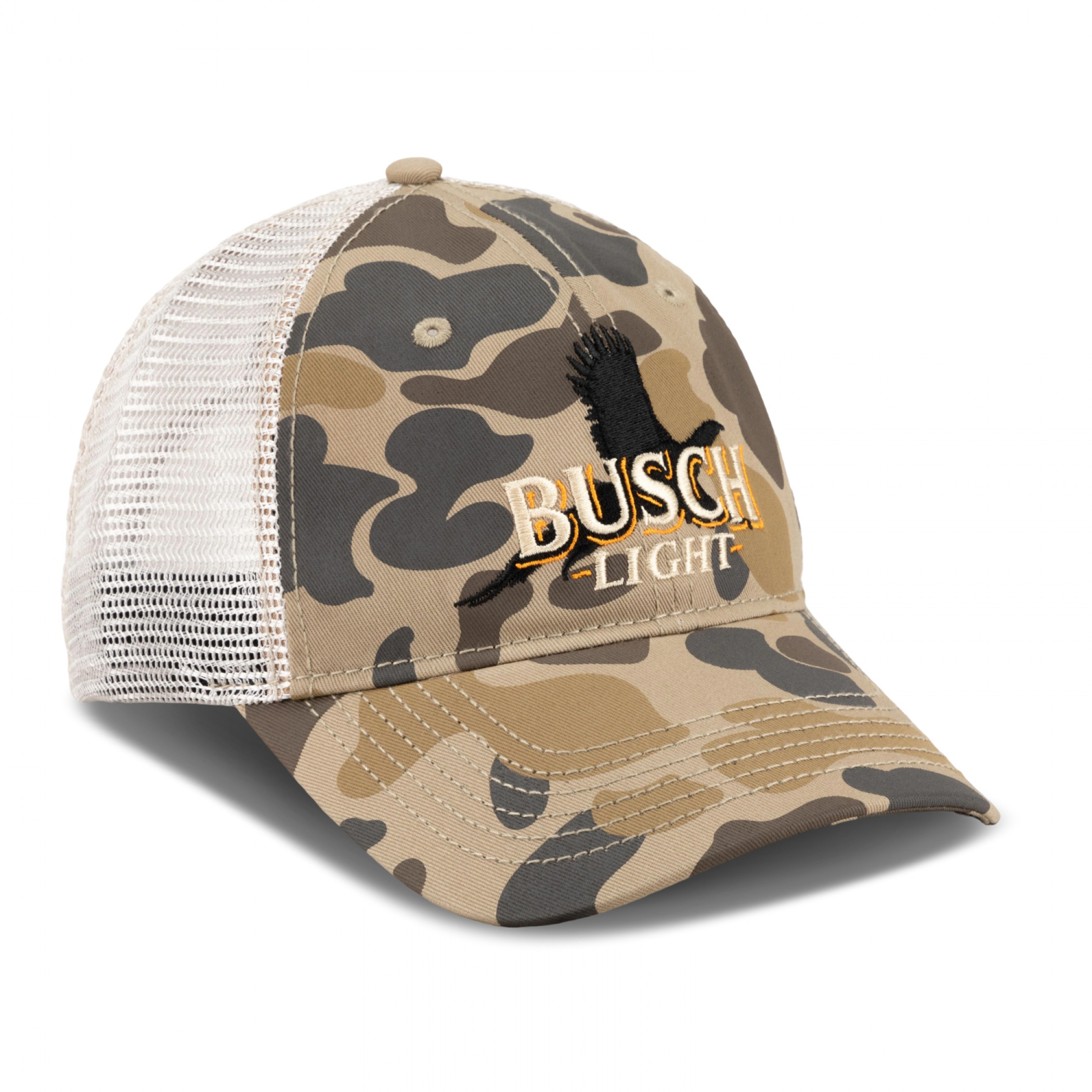Busch Light Logo Waterfowl Camo Snapback Hat