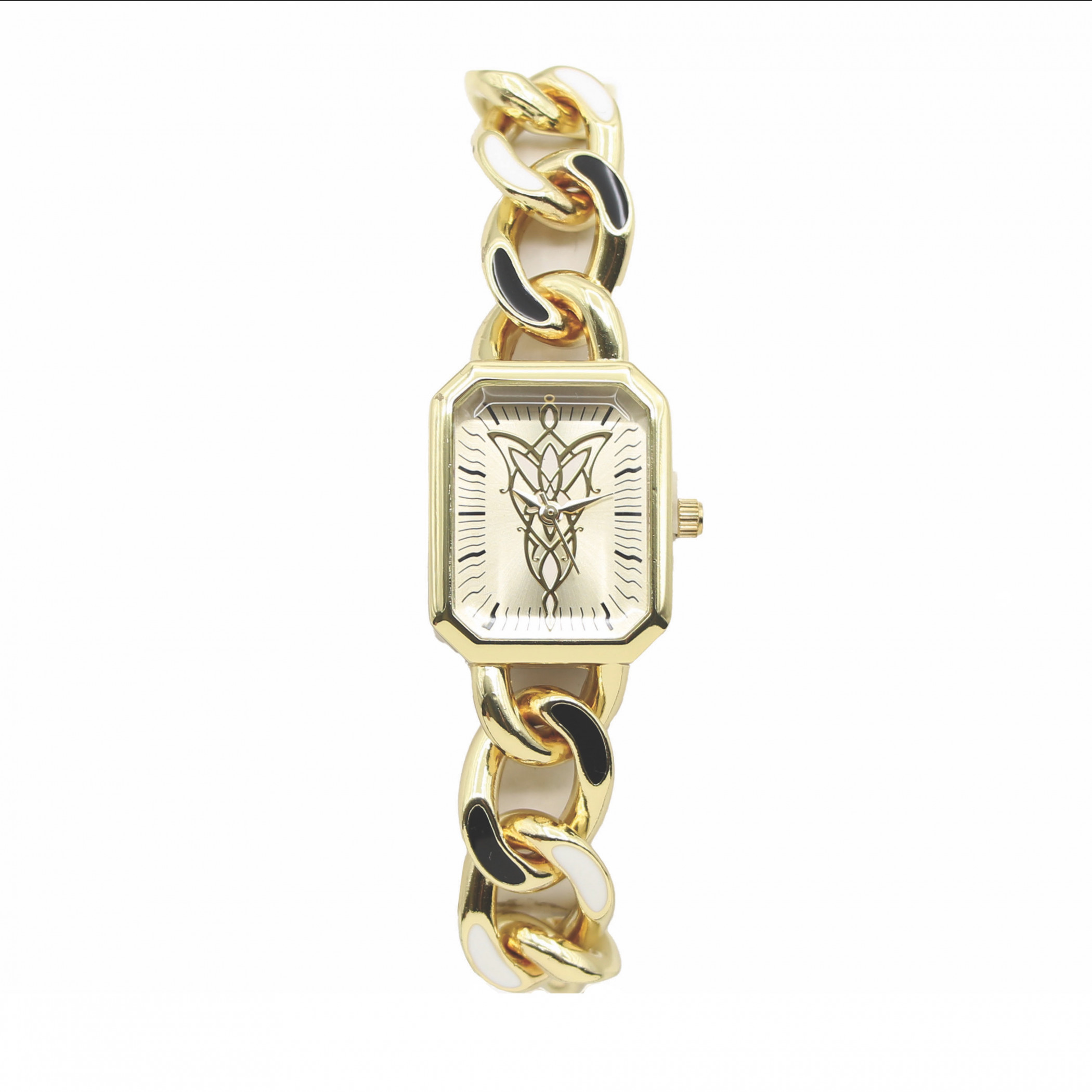 Lord of the Rings Analog Chain Link Bracelet Watch, Gold