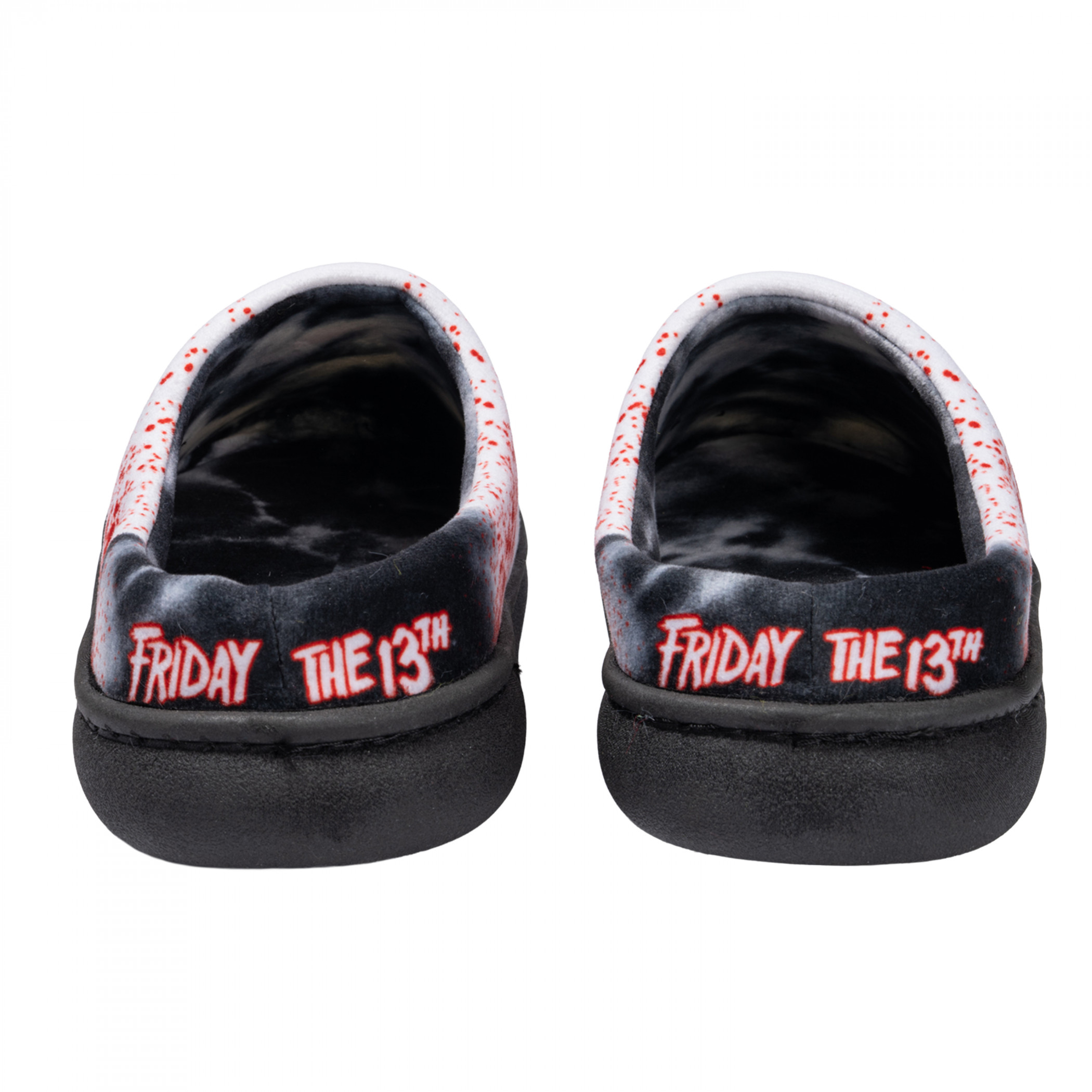 Friday the 13th Jason's Mask Men's Bubble Clog Slippers