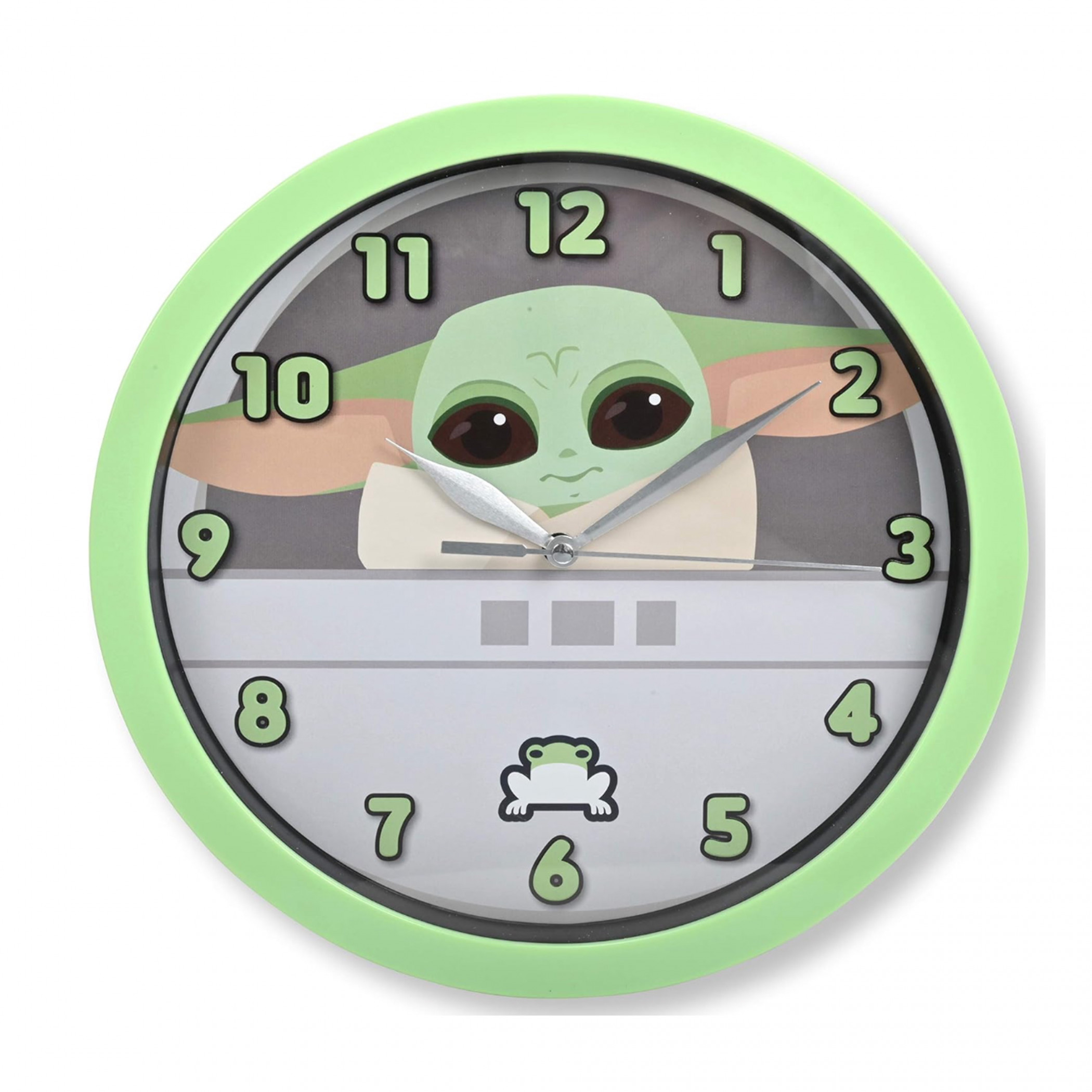 Star Wars Mandalorian Grogu – Baby Yoda Analog Wall Clock, Multi-Color