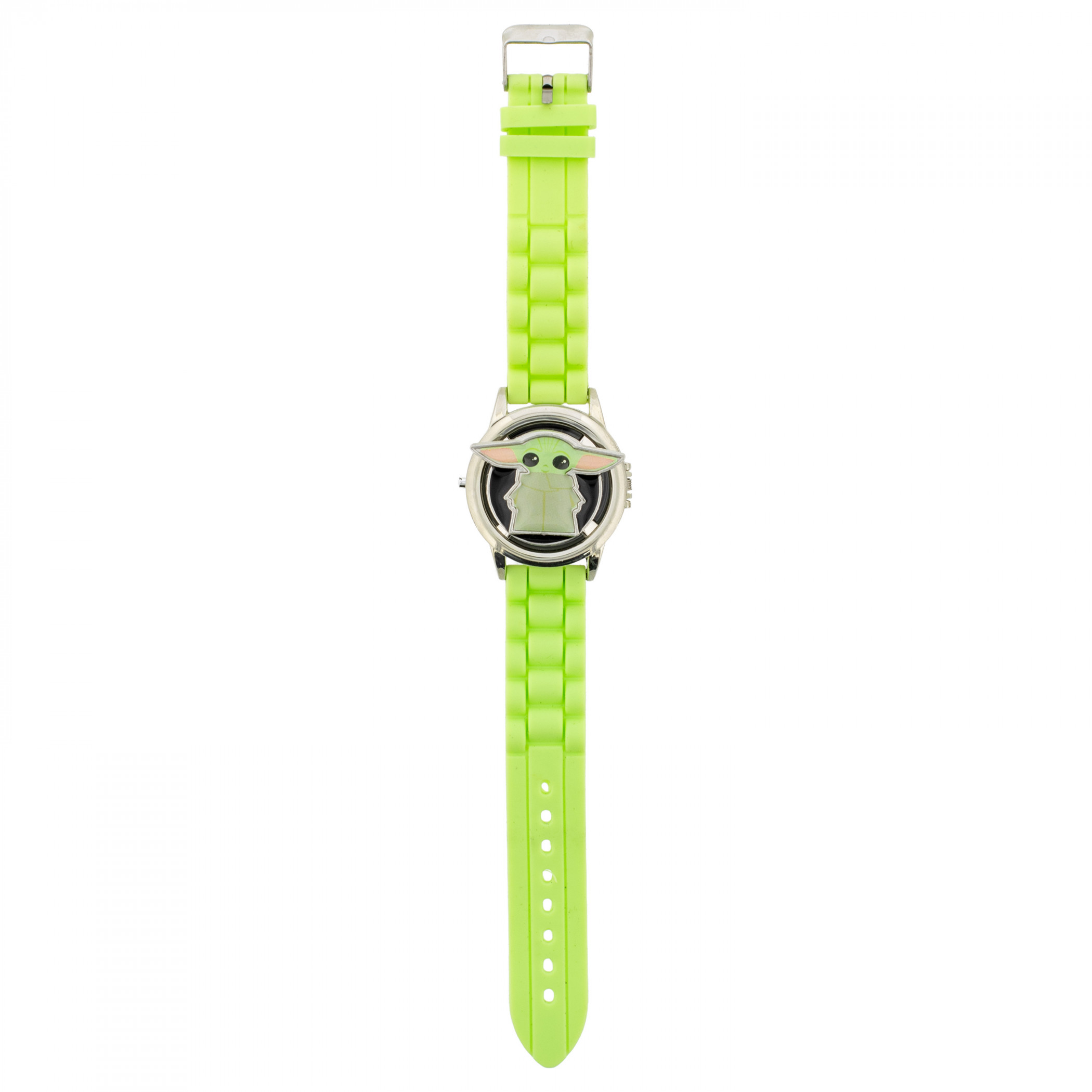 Star Wars The Mandalorian Grogu LED Digital Kid's Wrist Watch, Green