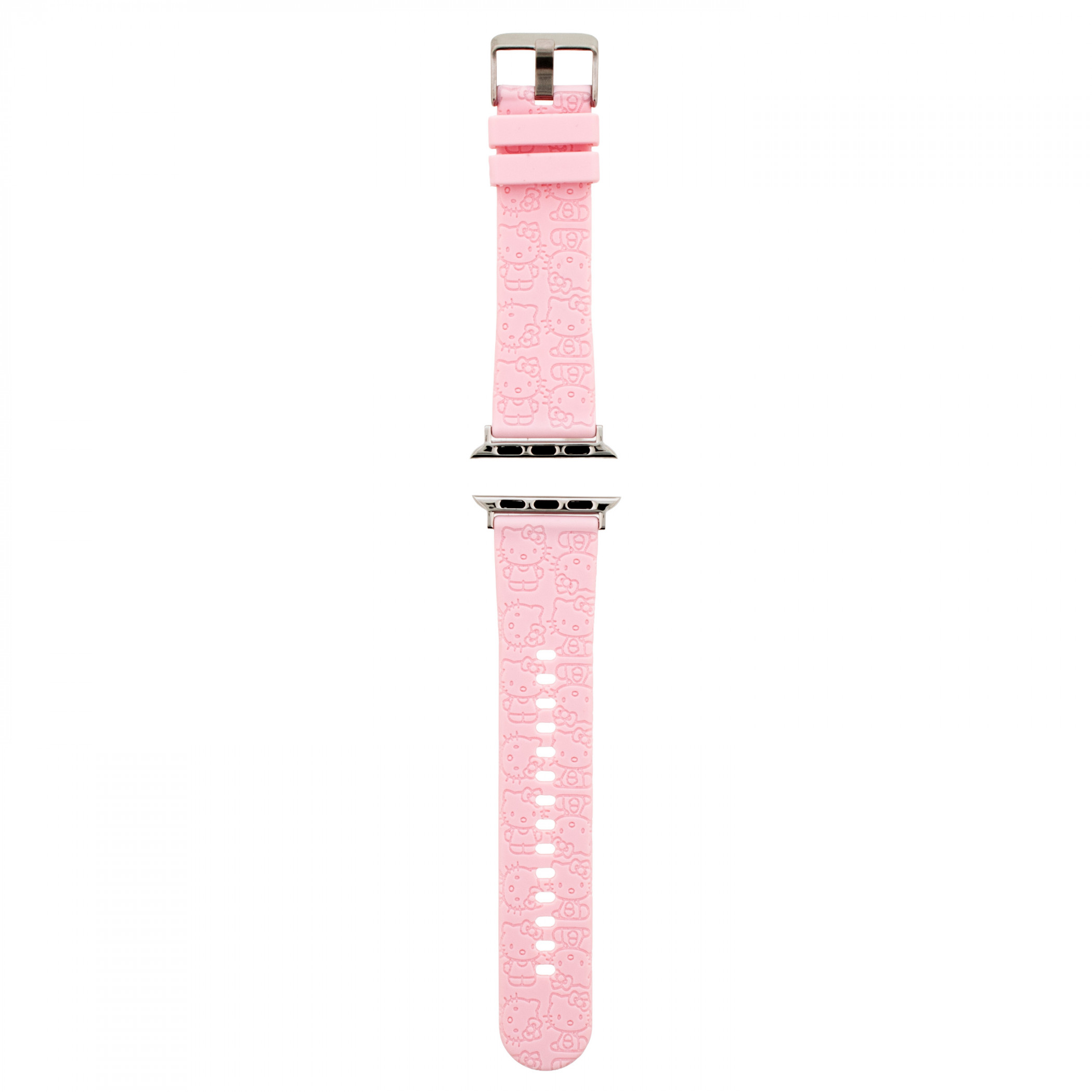 Hello Kitty Pink Embossed Smart Watch Compatible Straps, Pink