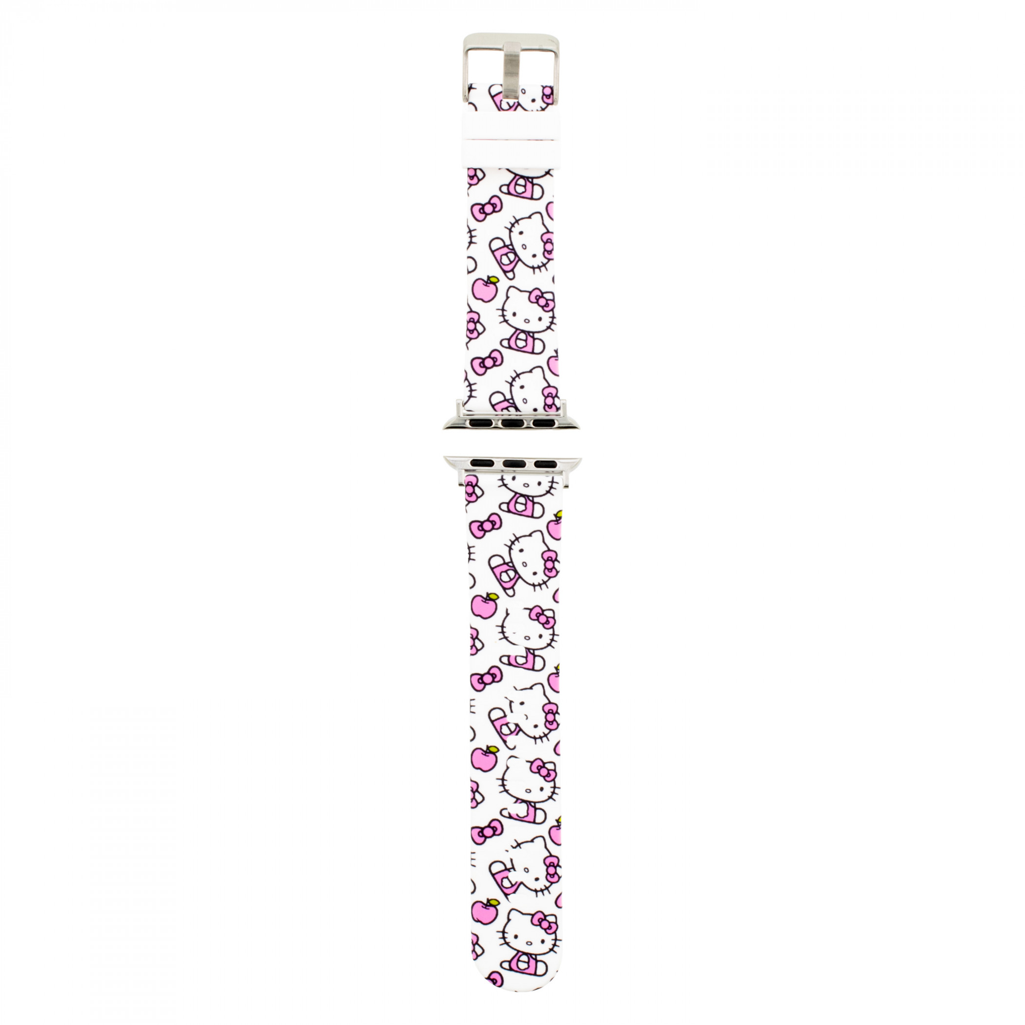 Hello Kitty Bows and Apples Smart Watch Compatible Straps, White