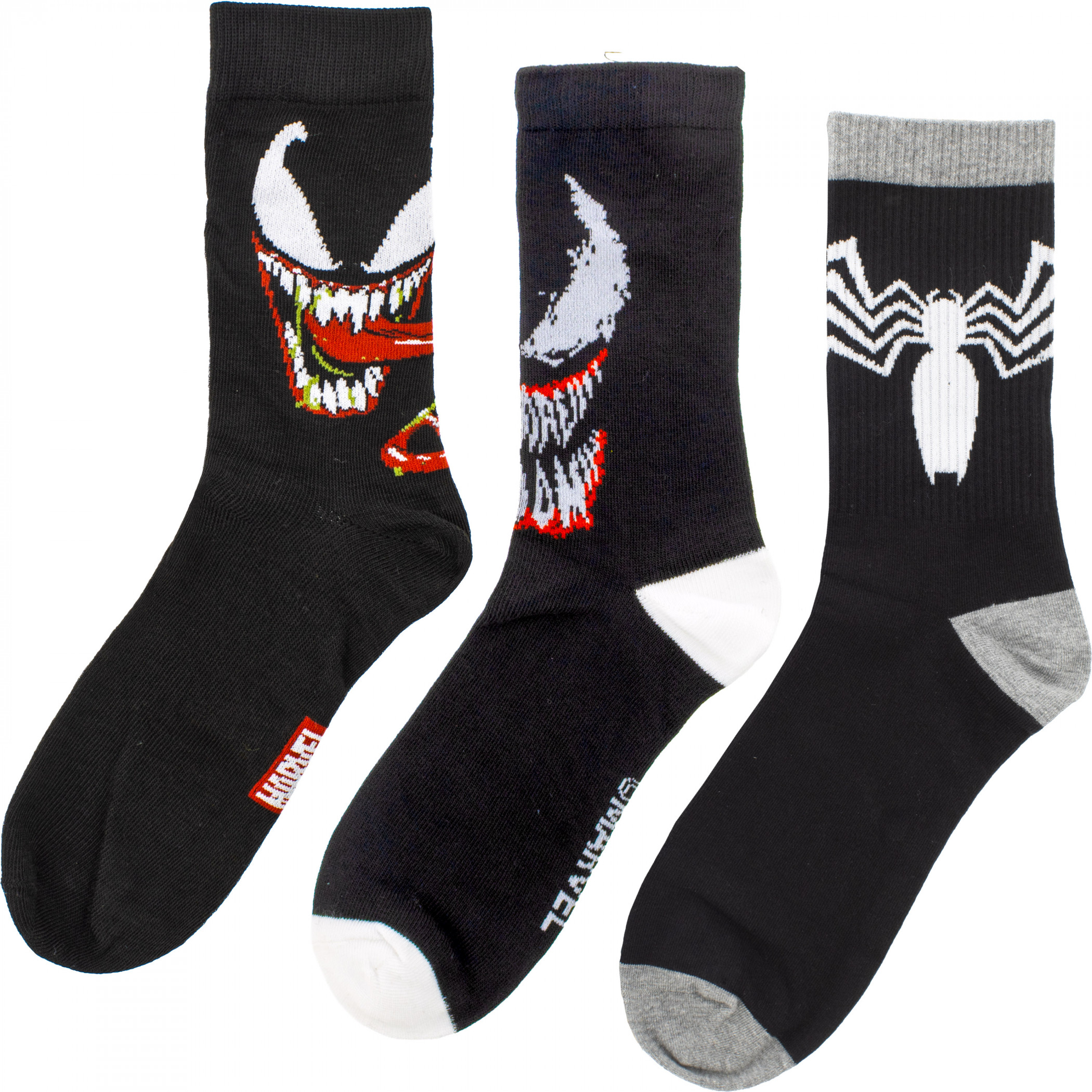 Venom Crew Socks 3-Pack, Multi-Color