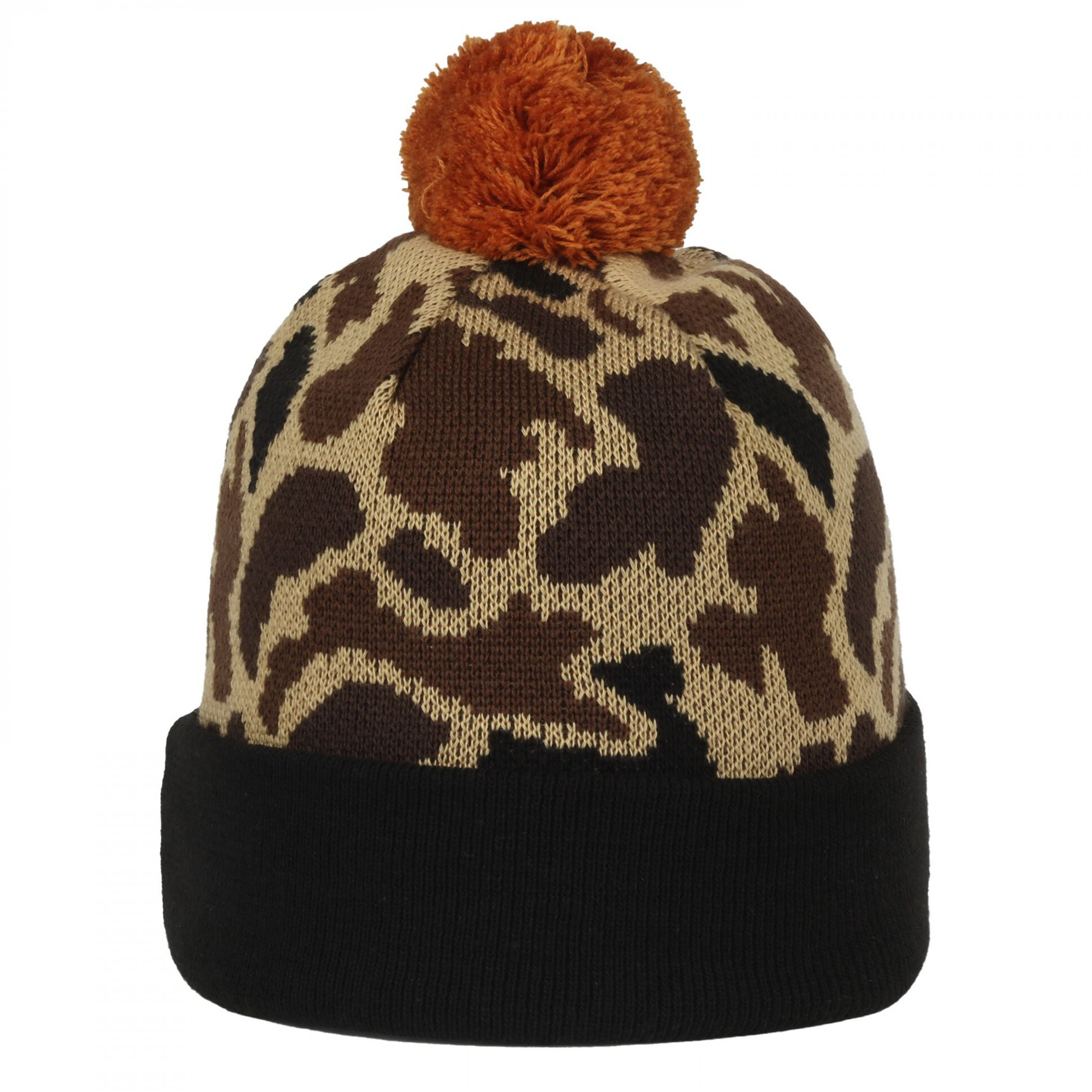 Lone Star Beer Logo Camo Pom Beanie
