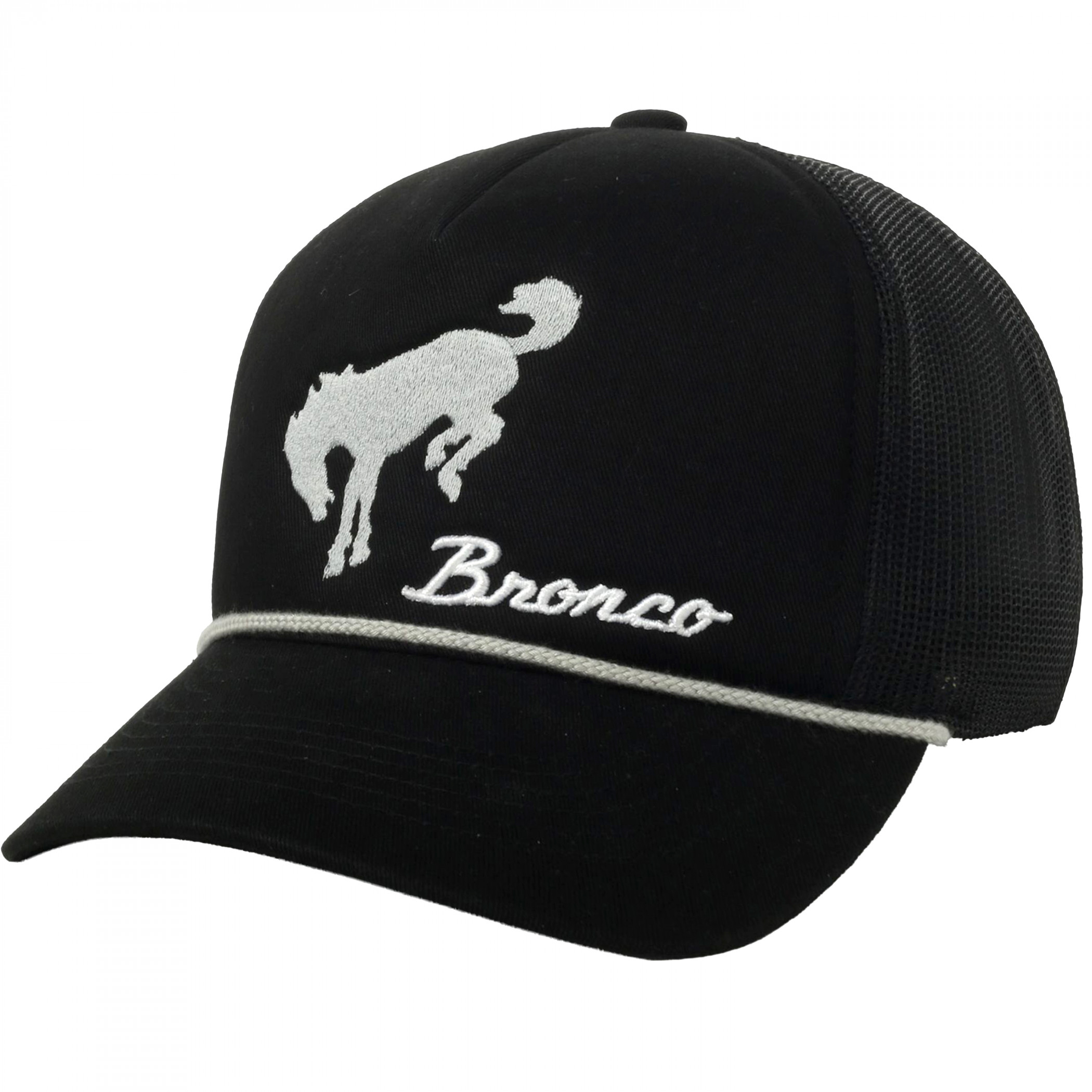 Ford Bronco Logo Black Colorway Adjustable Rope Hat