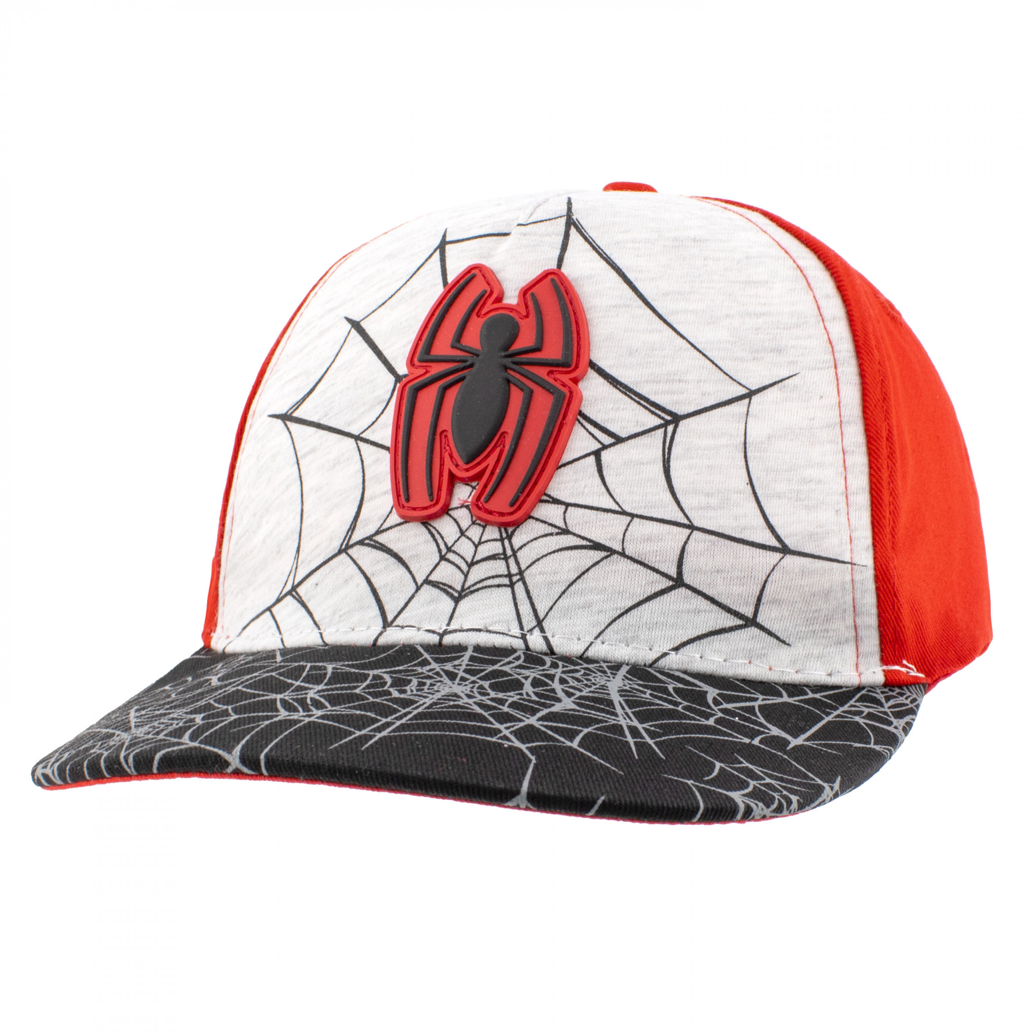 Spider-Man Web Logo Youth Adjustable Hat, Multi-Color