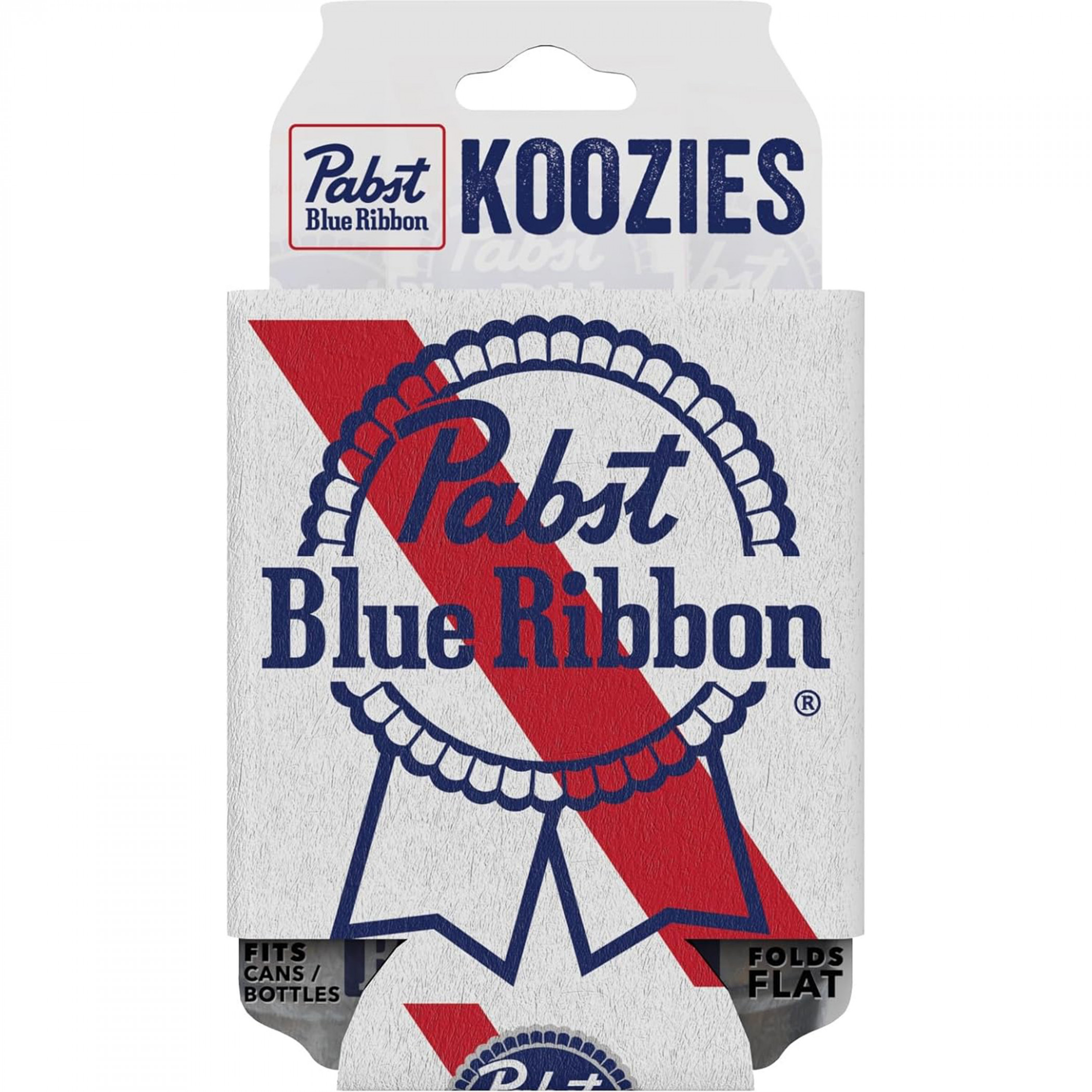 Pabst Blue Ribbon Lined Logo Can Cooler