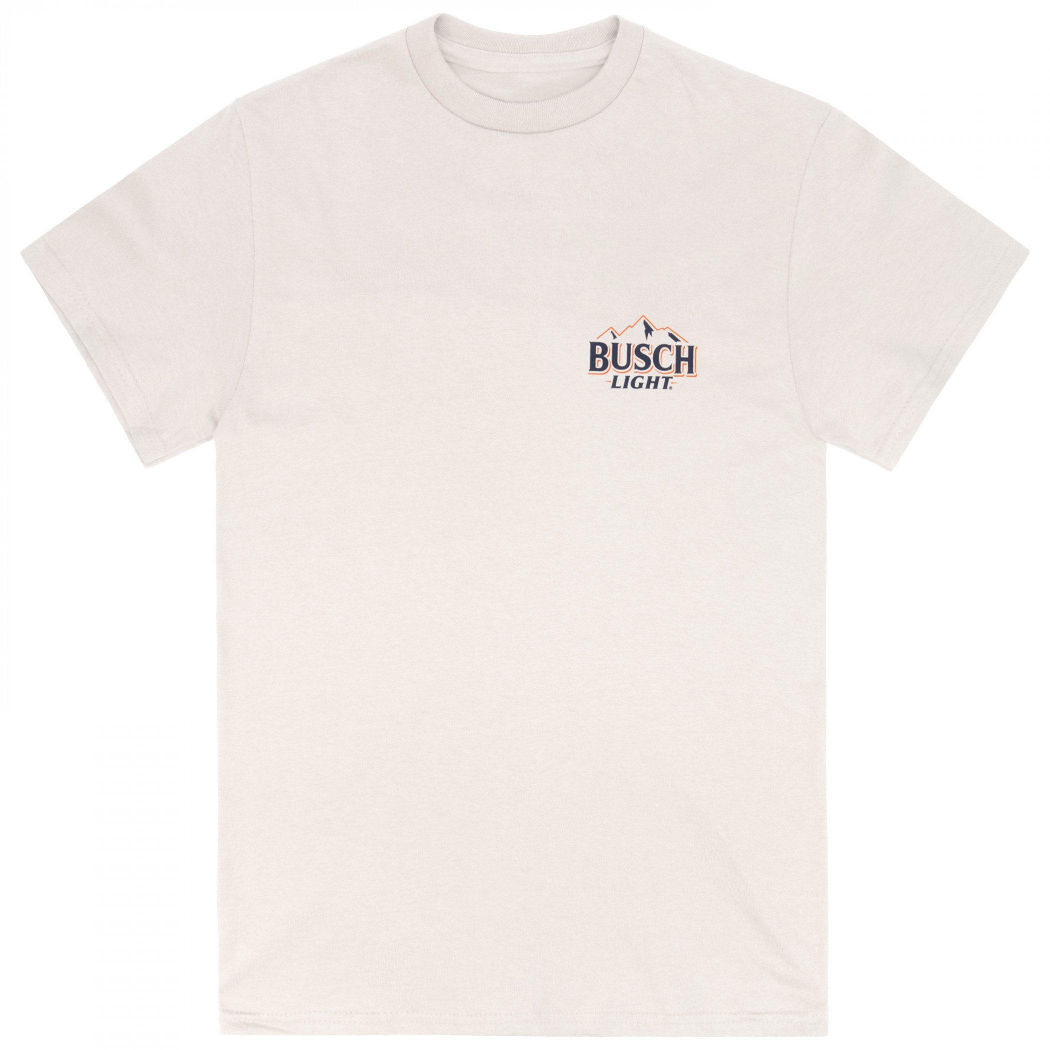 Busch Light Hunting Can Evolution Natural Front & Back Print T-Shirt