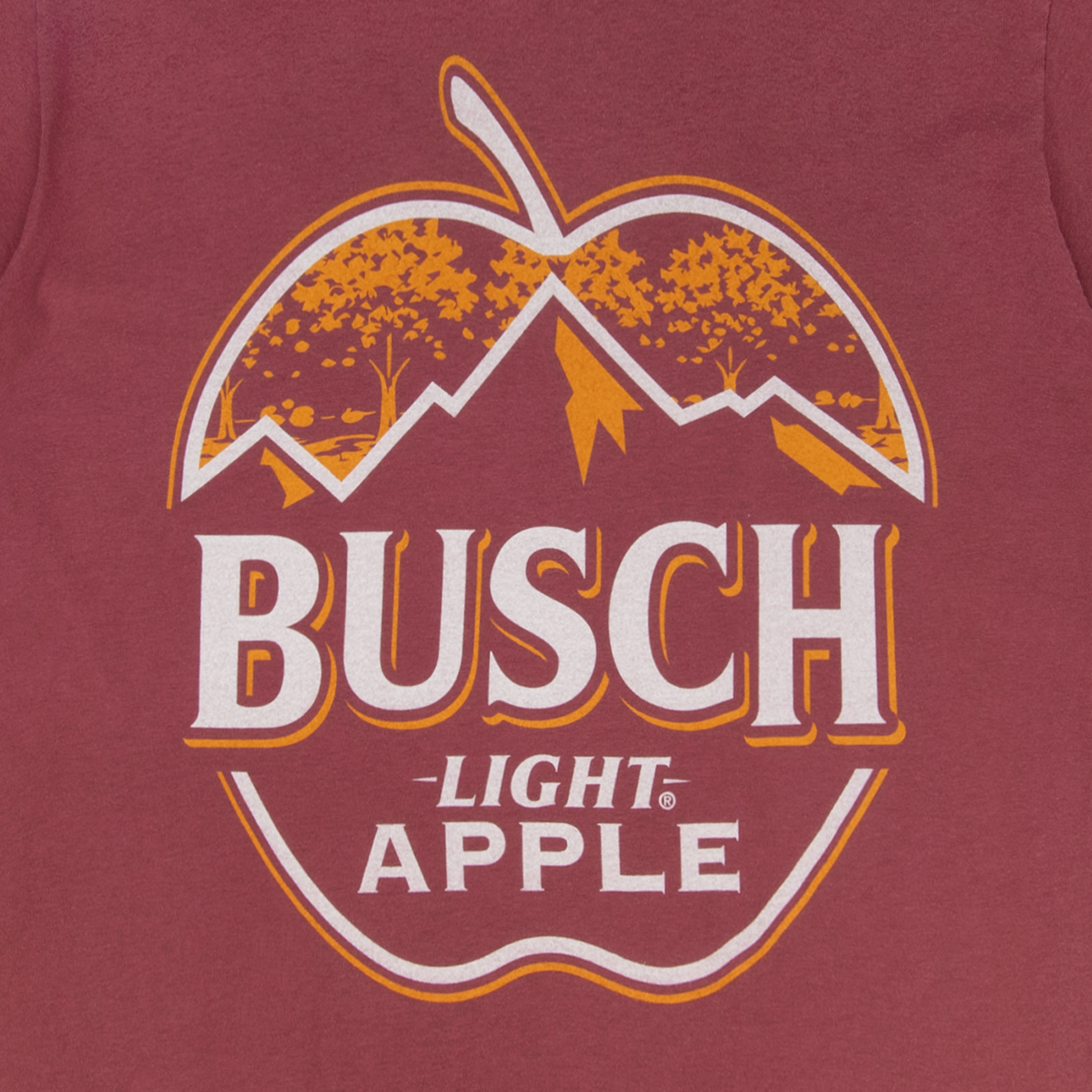 Busch Light Apple Vineyard Outline T-Shirt