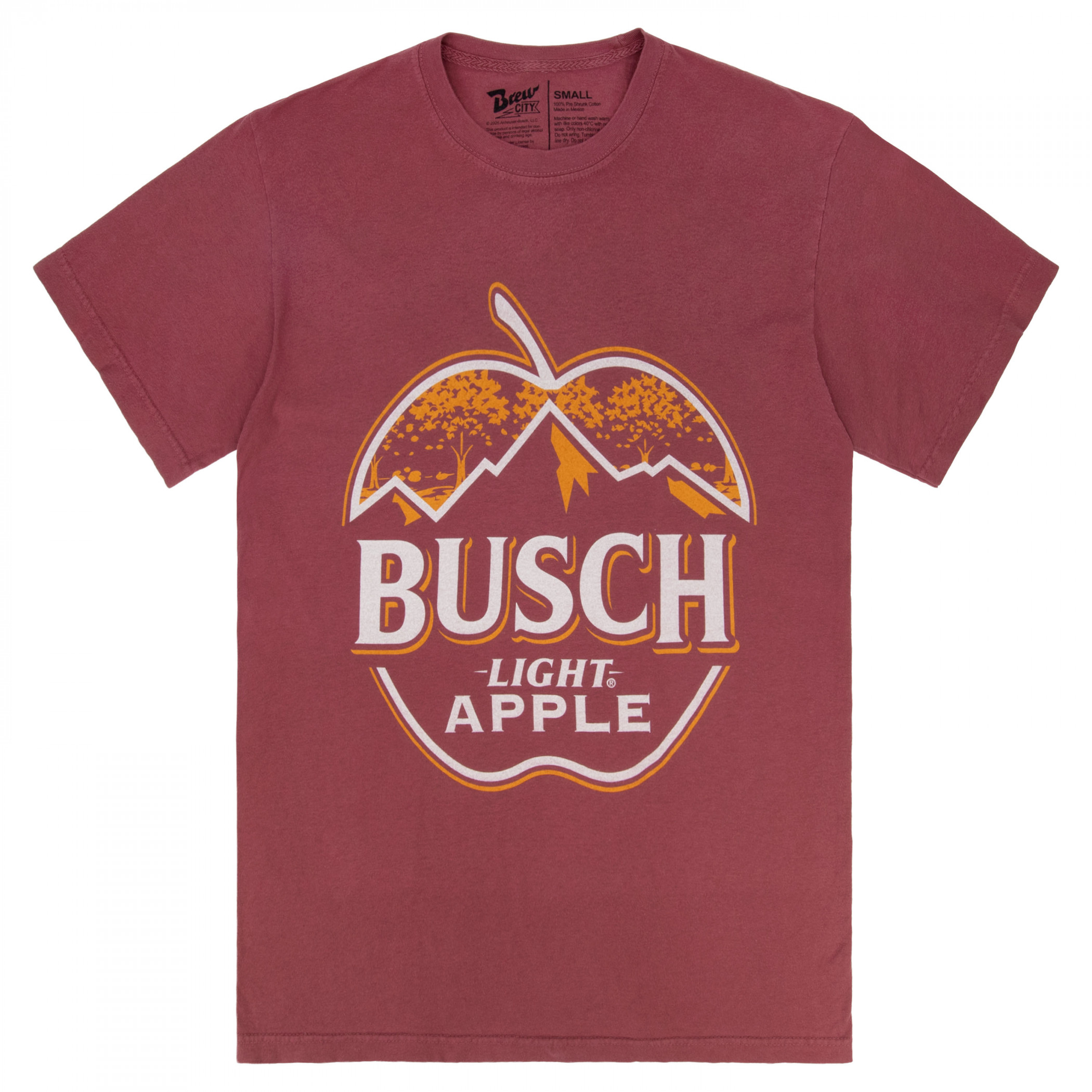 Busch Light Apple Vineyard Outline T-Shirt