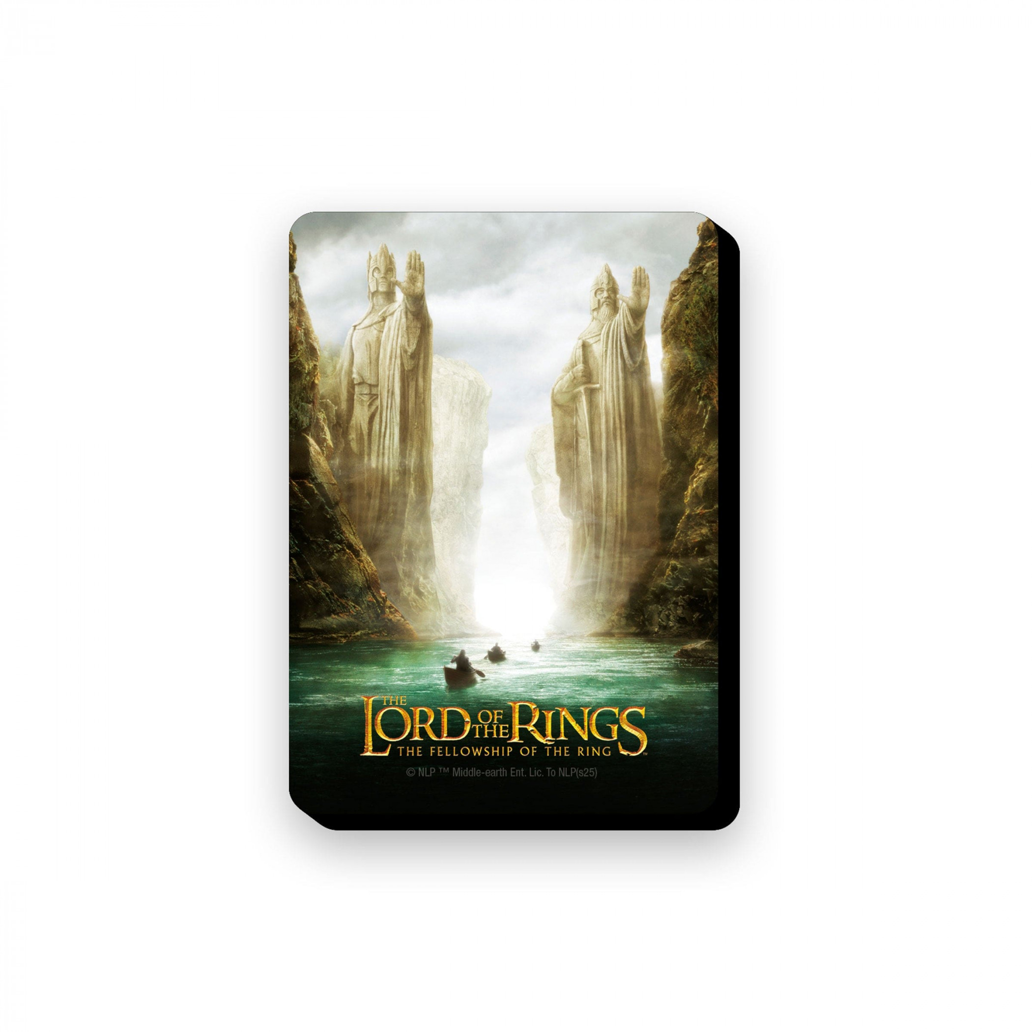 Lord of the Rings Fellowship One Sheet Funky Chunky Magnet, Multi-Color