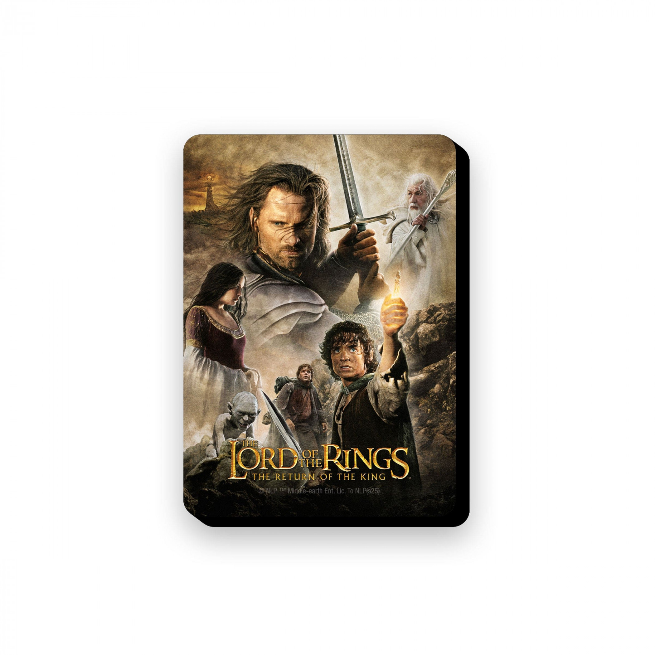 Lord of the Rings Return One Sheet Funky Chunky Magnet, Multi-Color