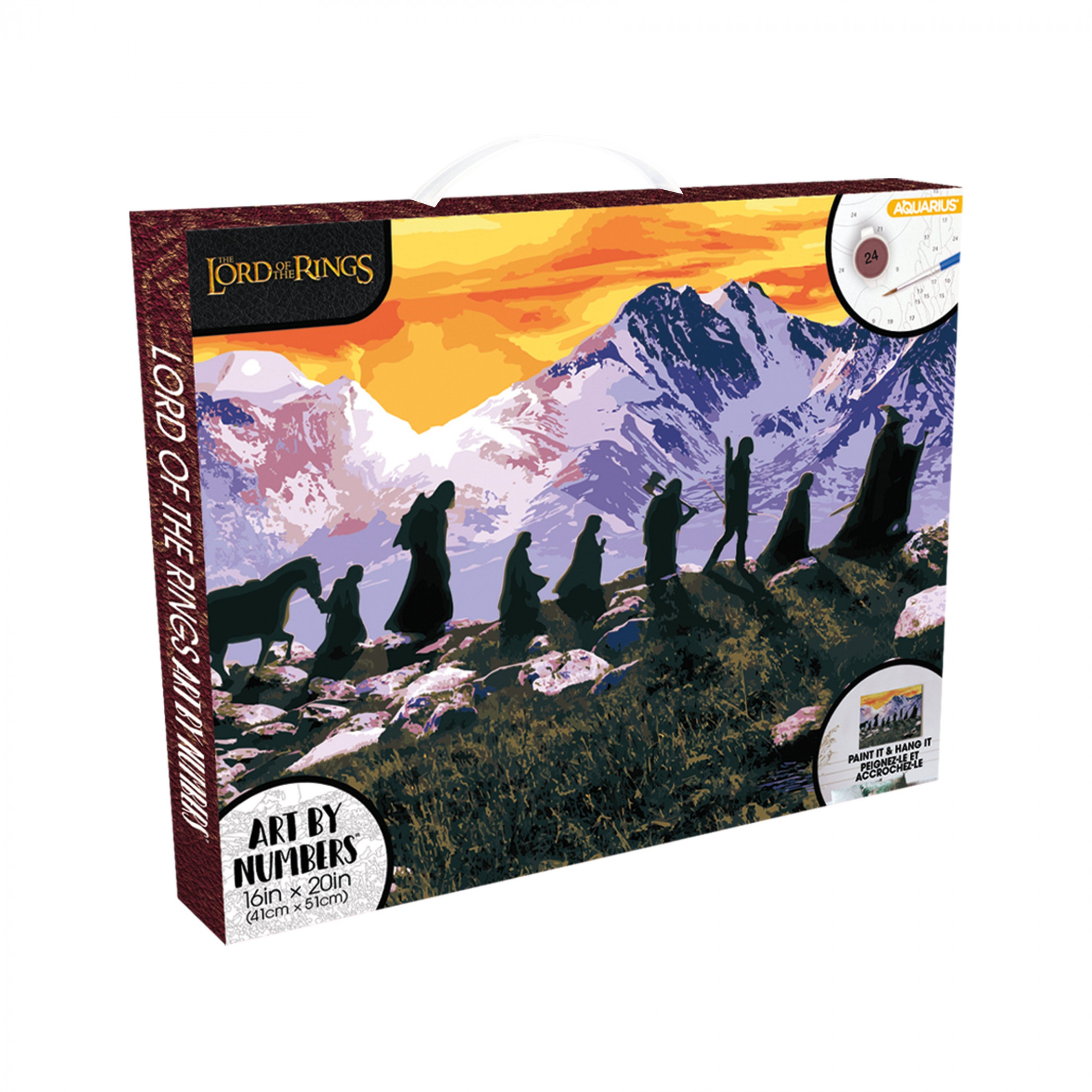 Lord of the Rings 16' x 20' Art by Numbers, Multi-Color